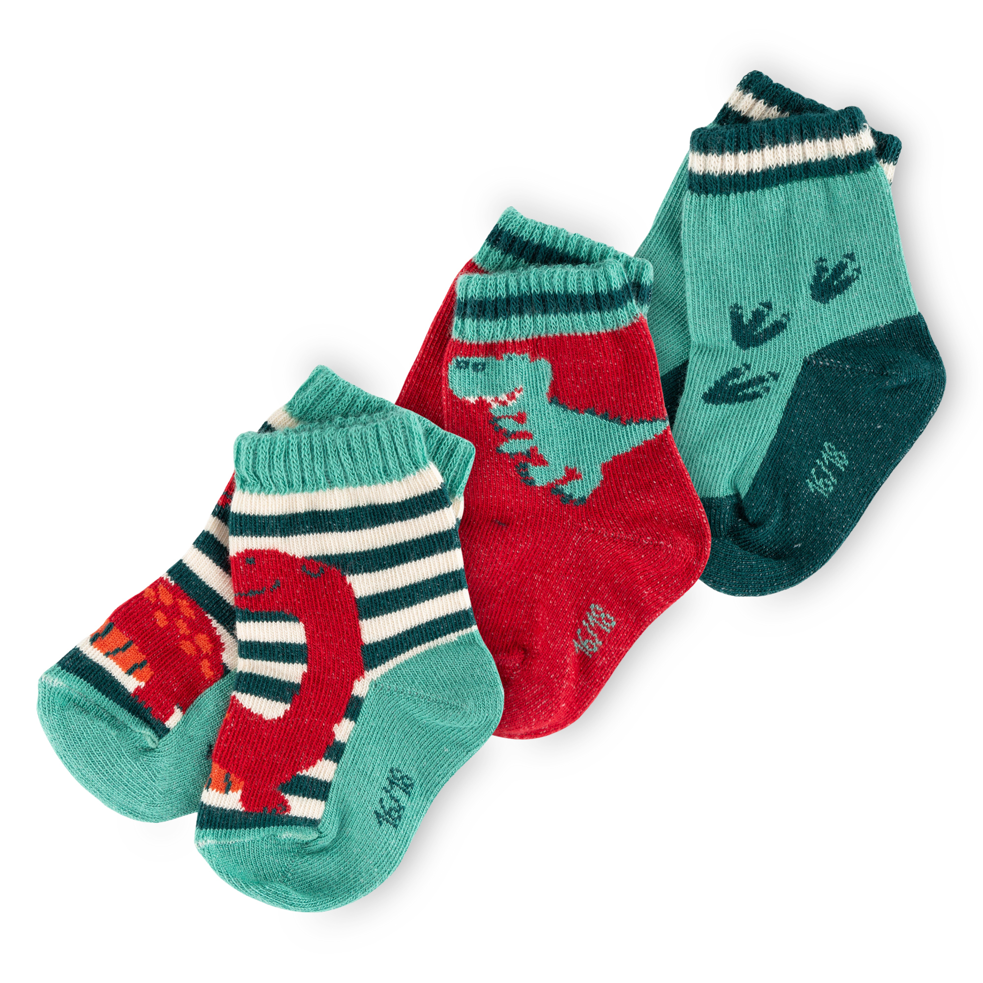 Kinder Socken-Set Dino im 3er Pack
