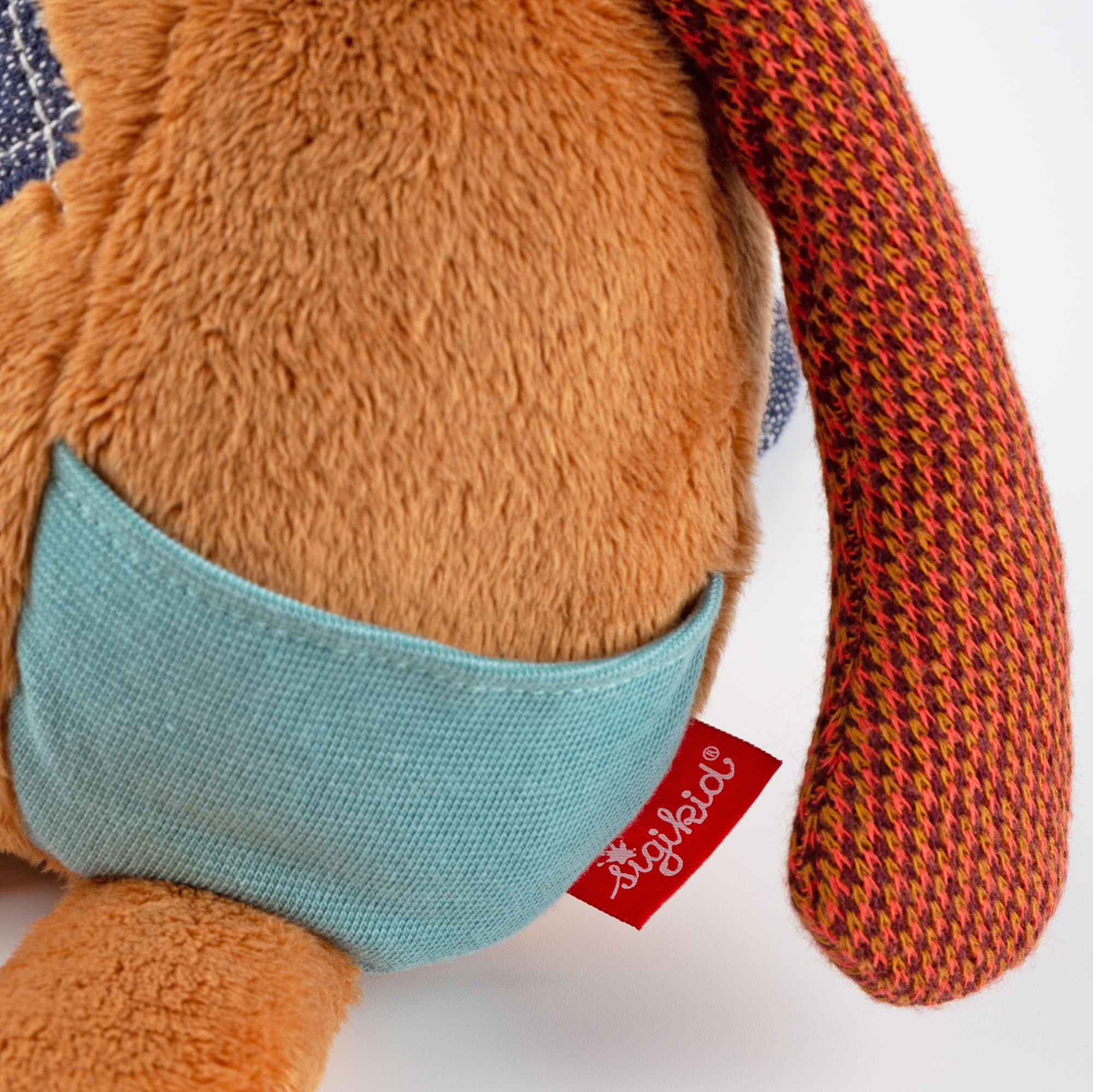 Kuscheltier Biber mit kleiner Tasche, Patchwork Sweety Kuscheltier Biber mit kleiner Tasche, Patchwork Sweety