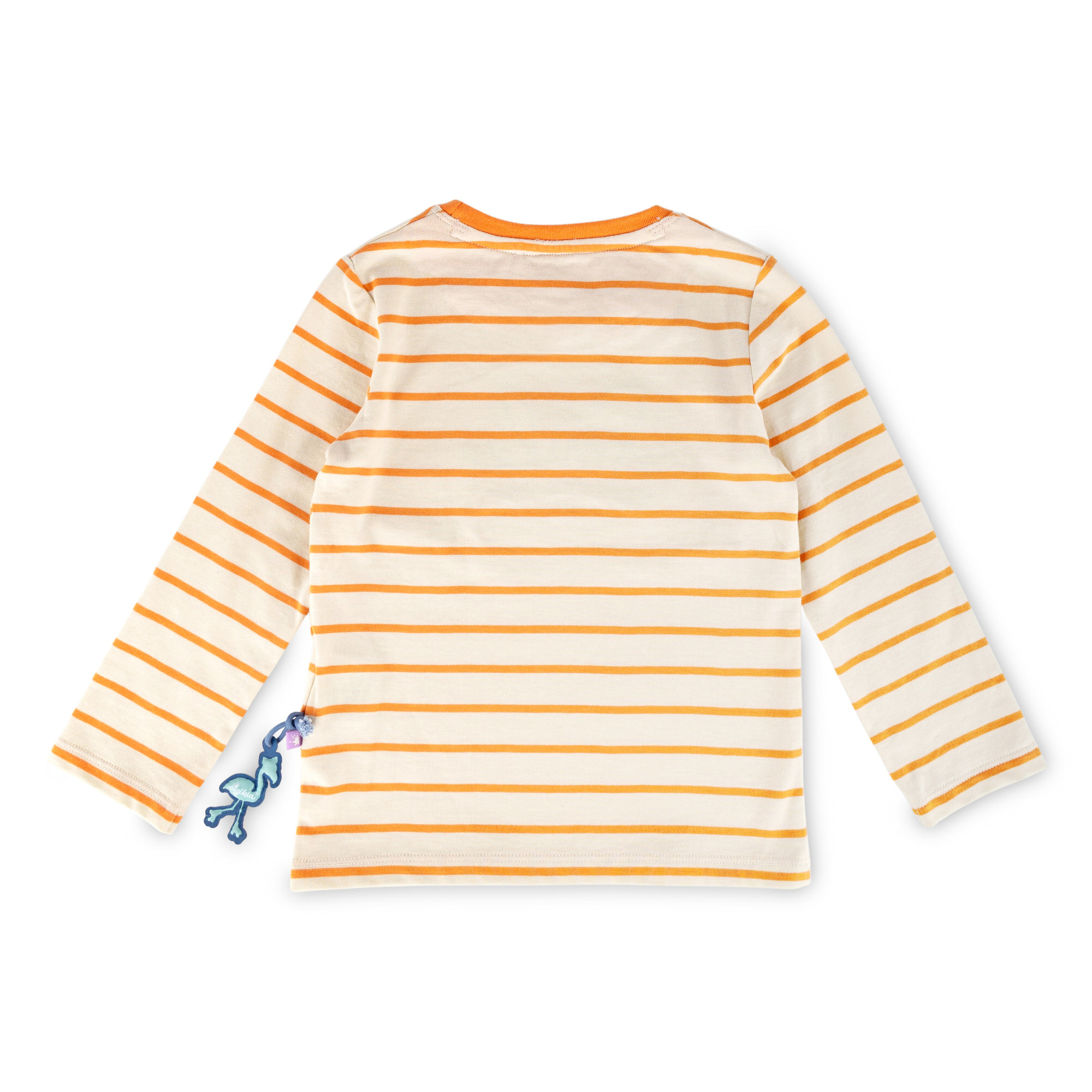 Kinder Ringel Langarmshirt, orange-weiß Kinder Ringel Langarmshirt, orange-weiß