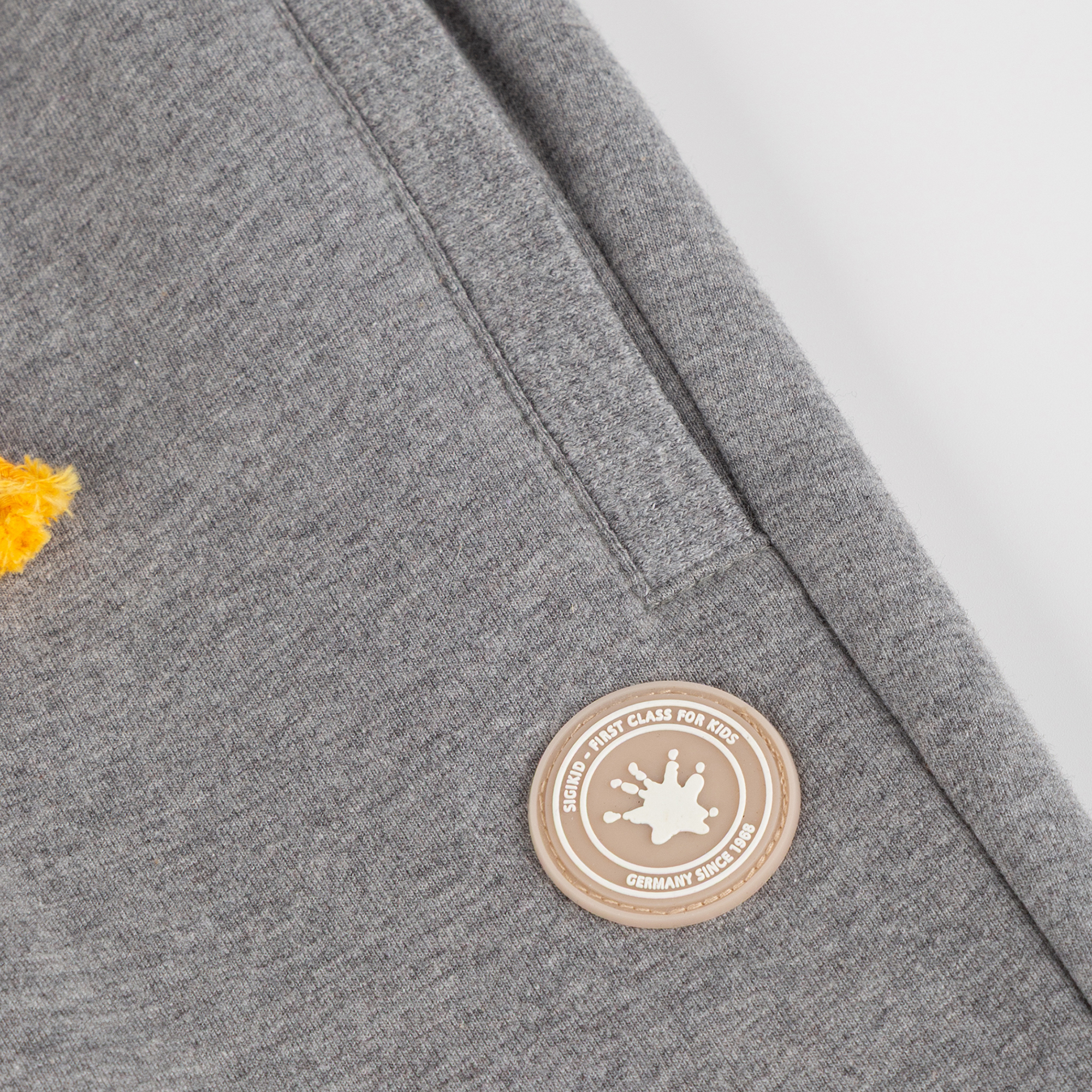 Kinder Sweathose mit Beinbündchen, grau