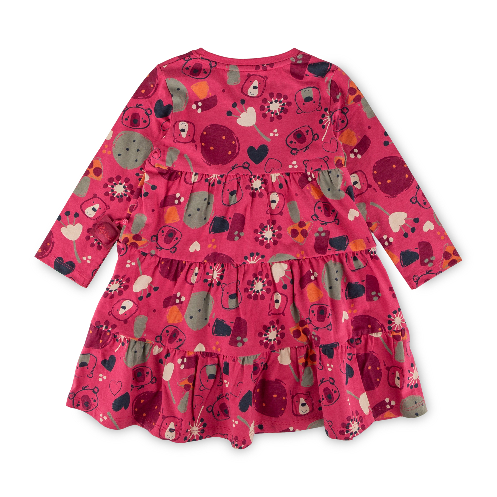 Kinder Kleid Bär Fancy Forest Print, pink