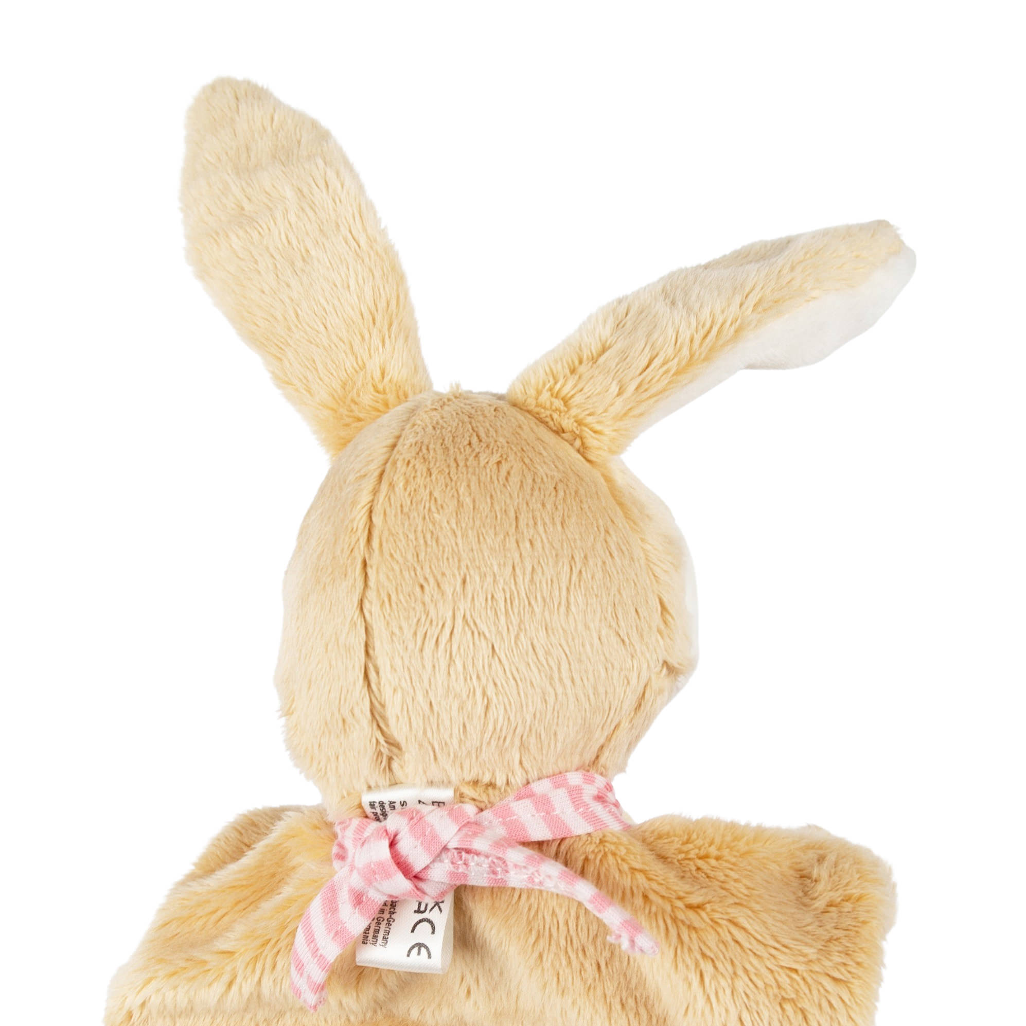 Individualized baby lovey rabbit, pink Individualized baby lovey rabbit, pink