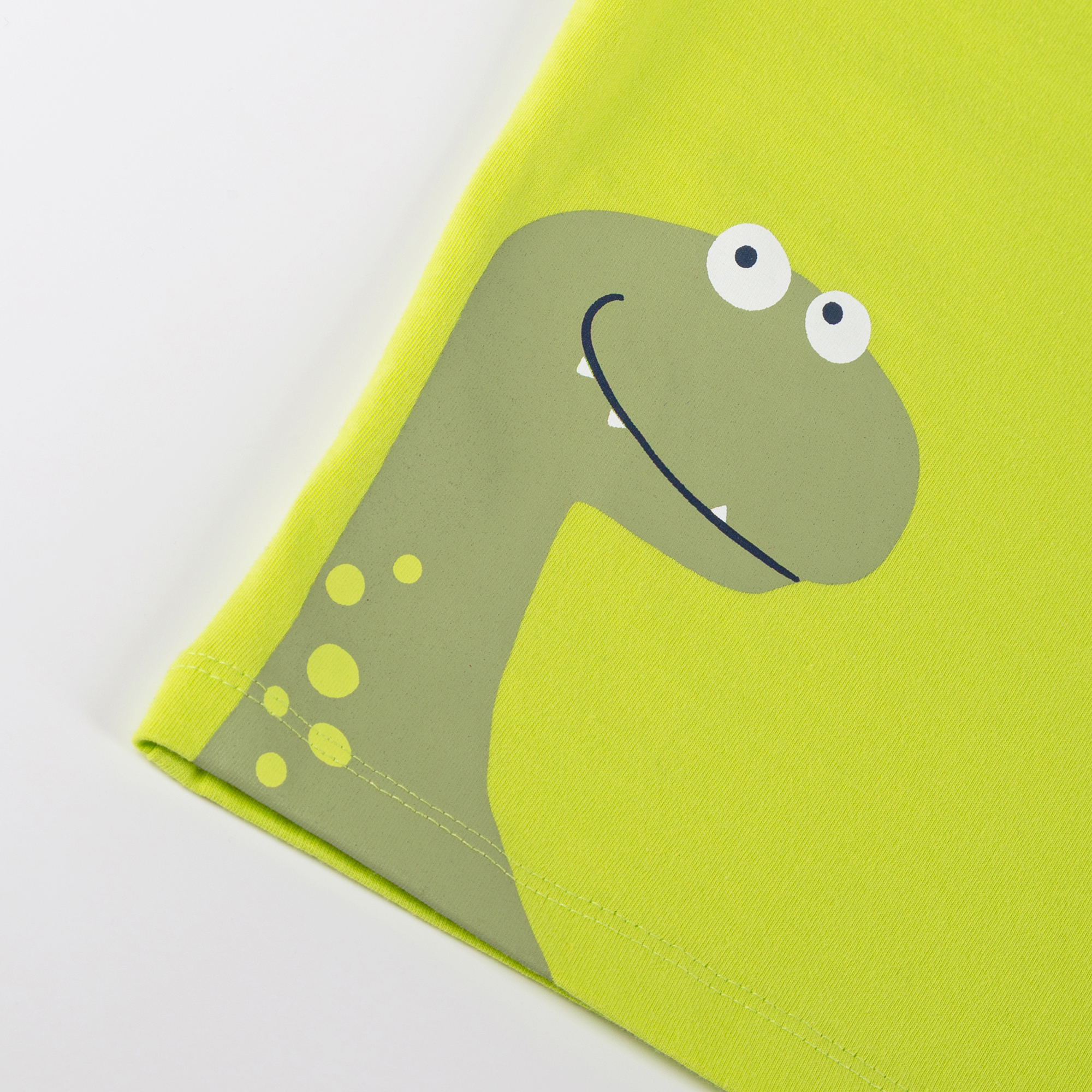 Kurzer Kinder Pyjama Dino, hellgrün