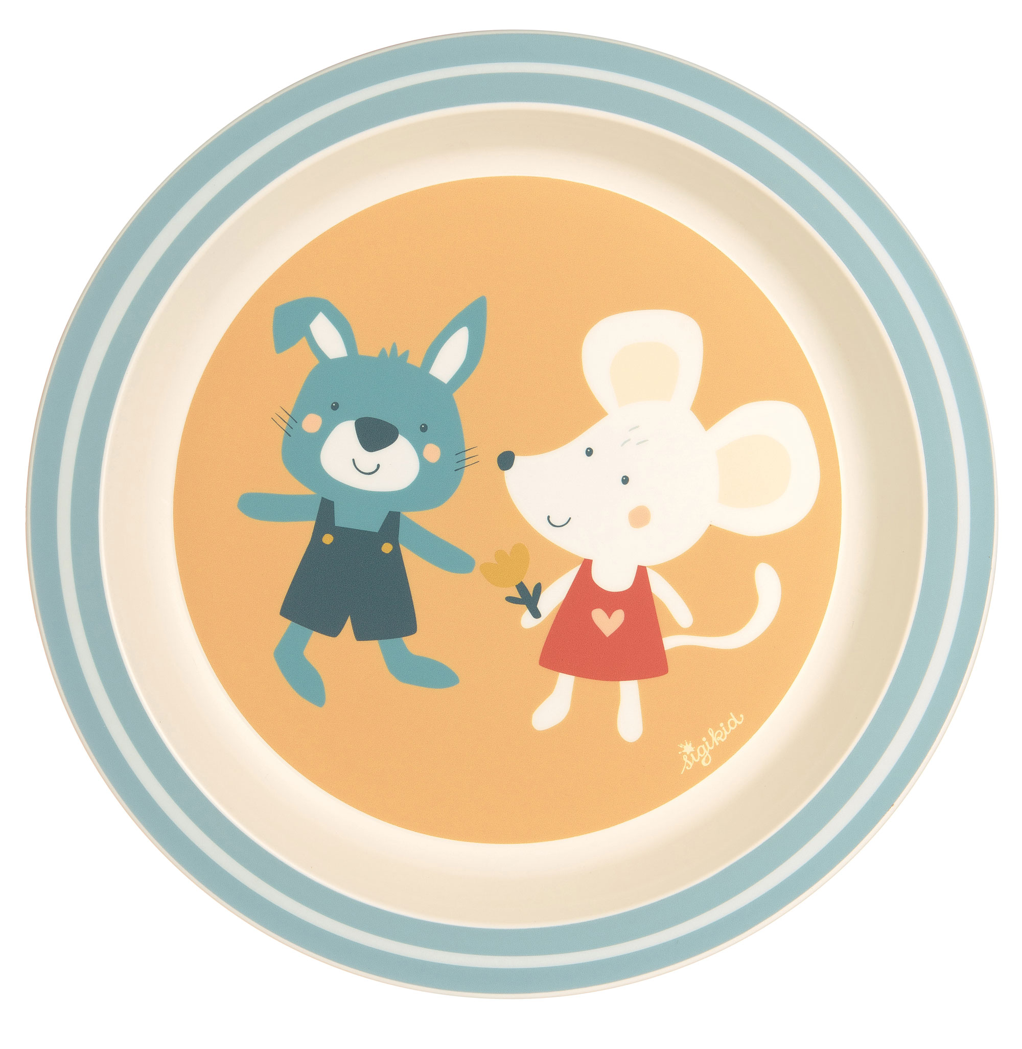 Kinder Teller Maus 4 Freunde, rPET Kinder Teller Maus 4 Freunde, rPET