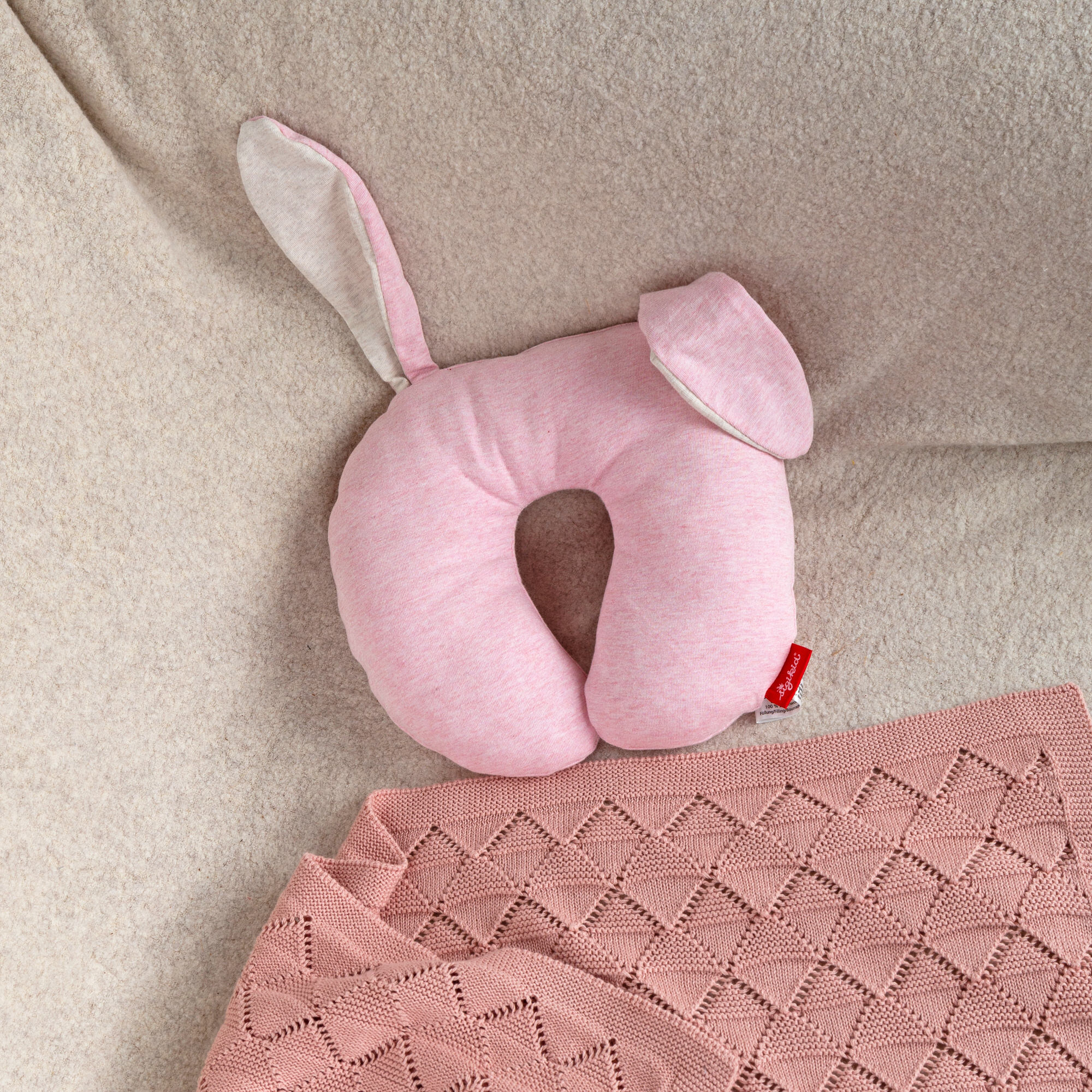 Baby Nackenkissen Hase