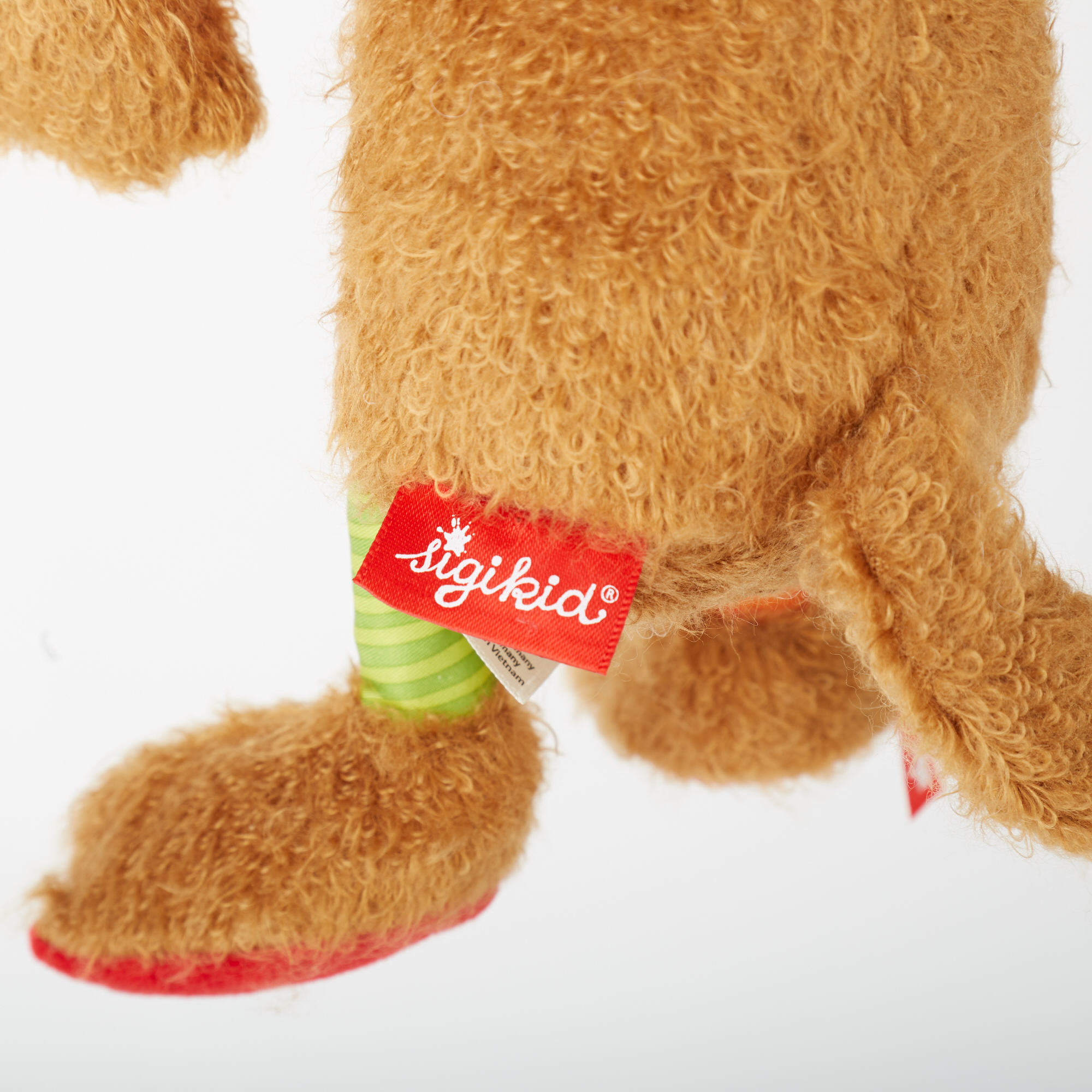 Dangling soft toy fox, Patchwork Sweety