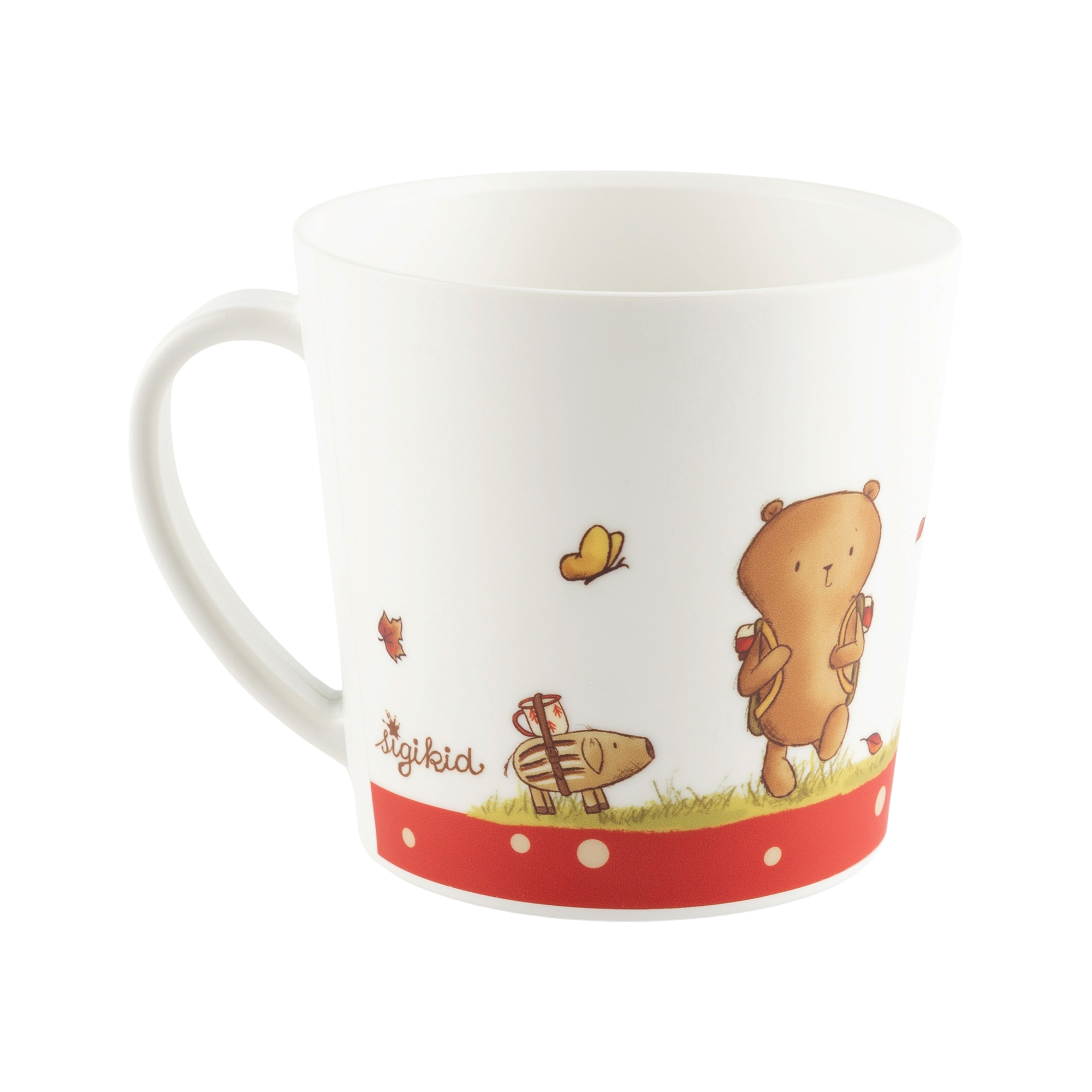 Kinder Camping Tasse Mister O'Lui Biberbär, rPET Kinder Camping Tasse Mister O'Lui Biberbär, rPET