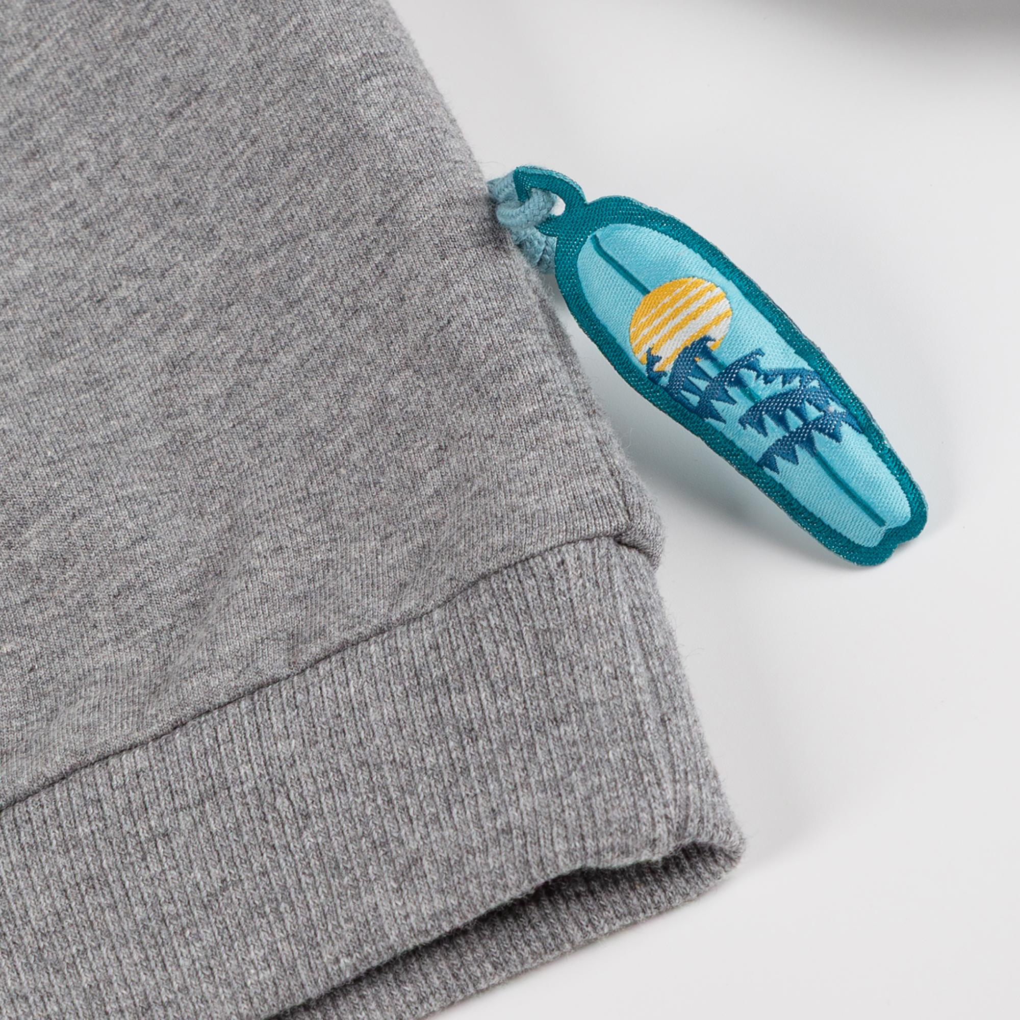 Kinder Sweatshirt Hai, grau