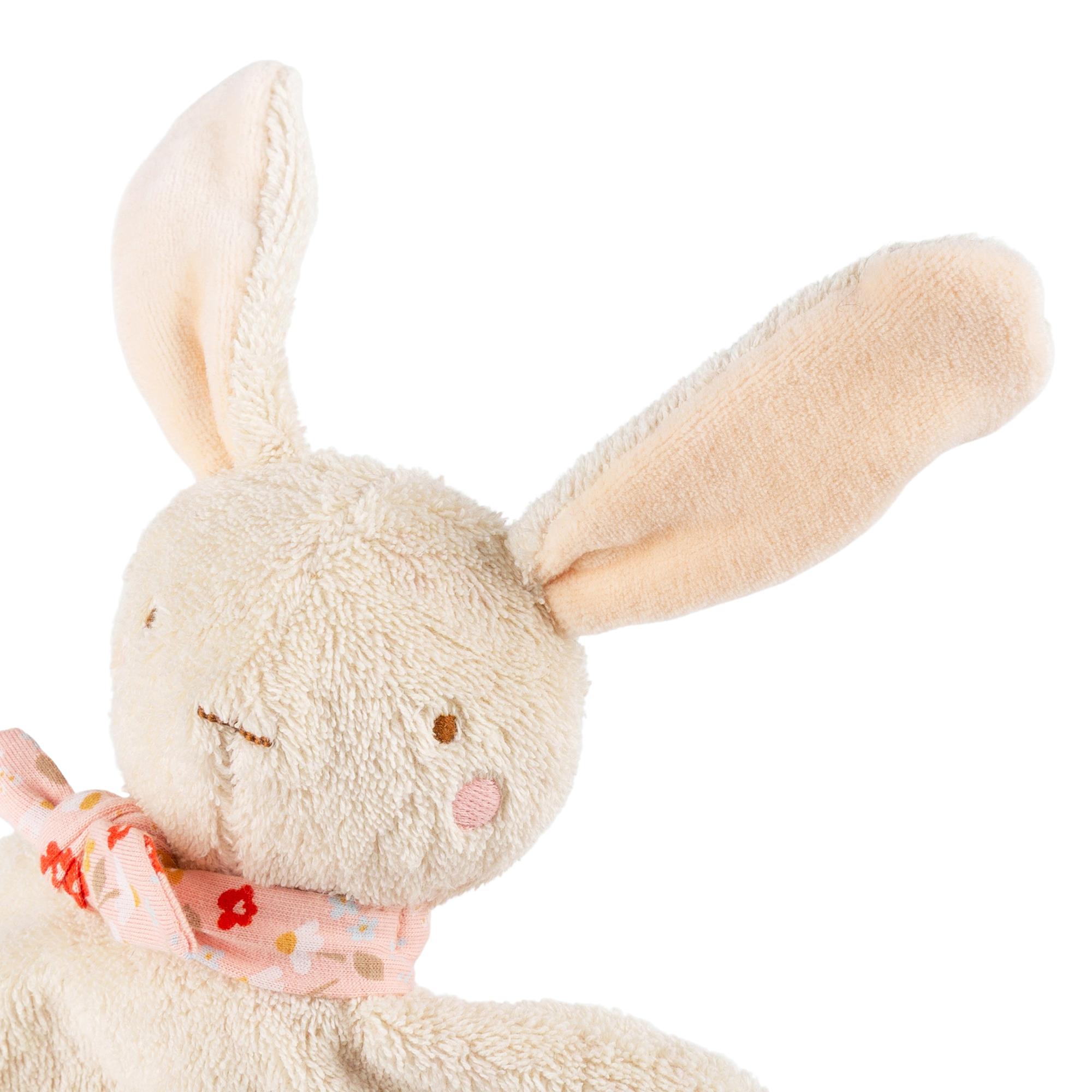 Baby Schnuffeltuch Hase, weiß