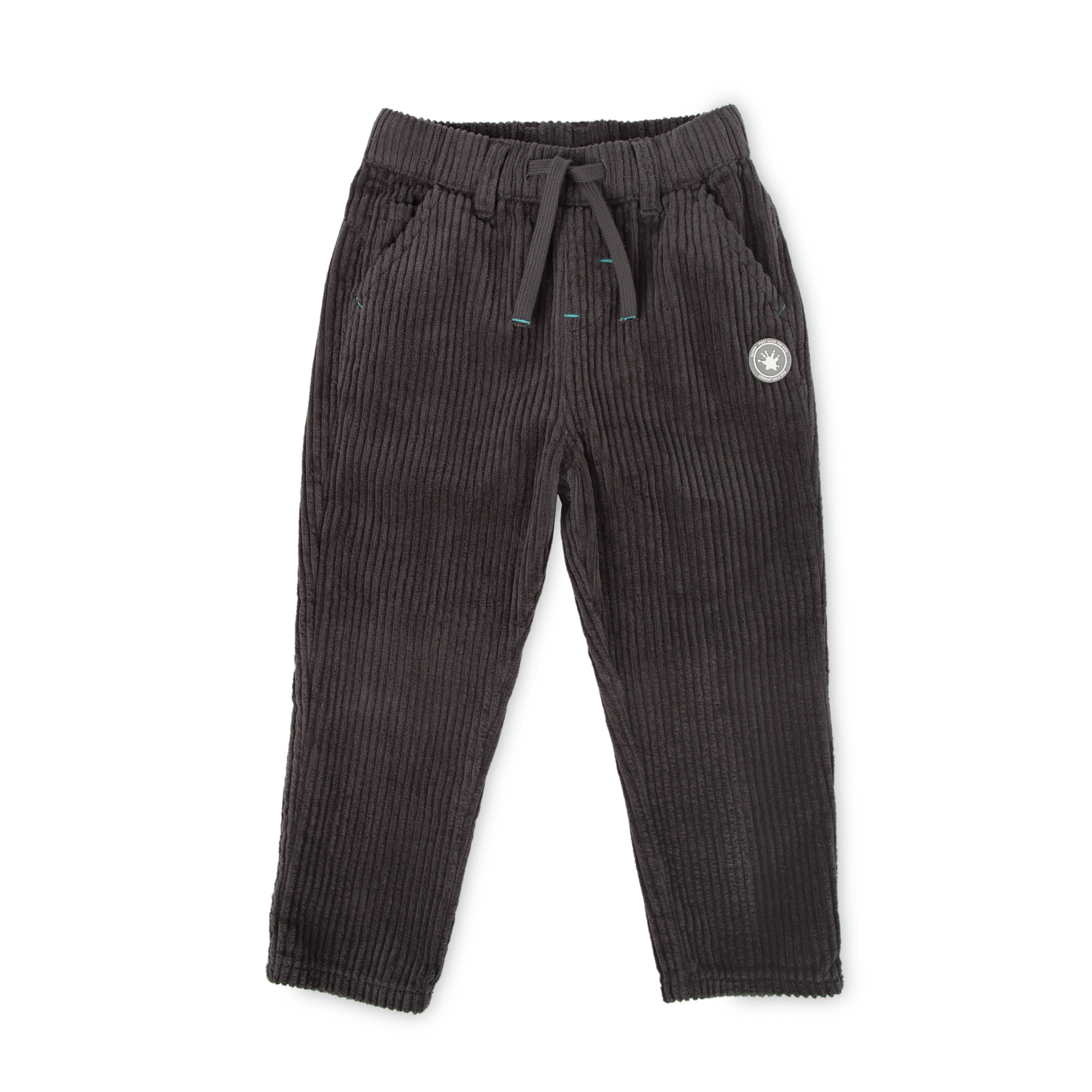 Dunkelgraue Kinder Cordhose