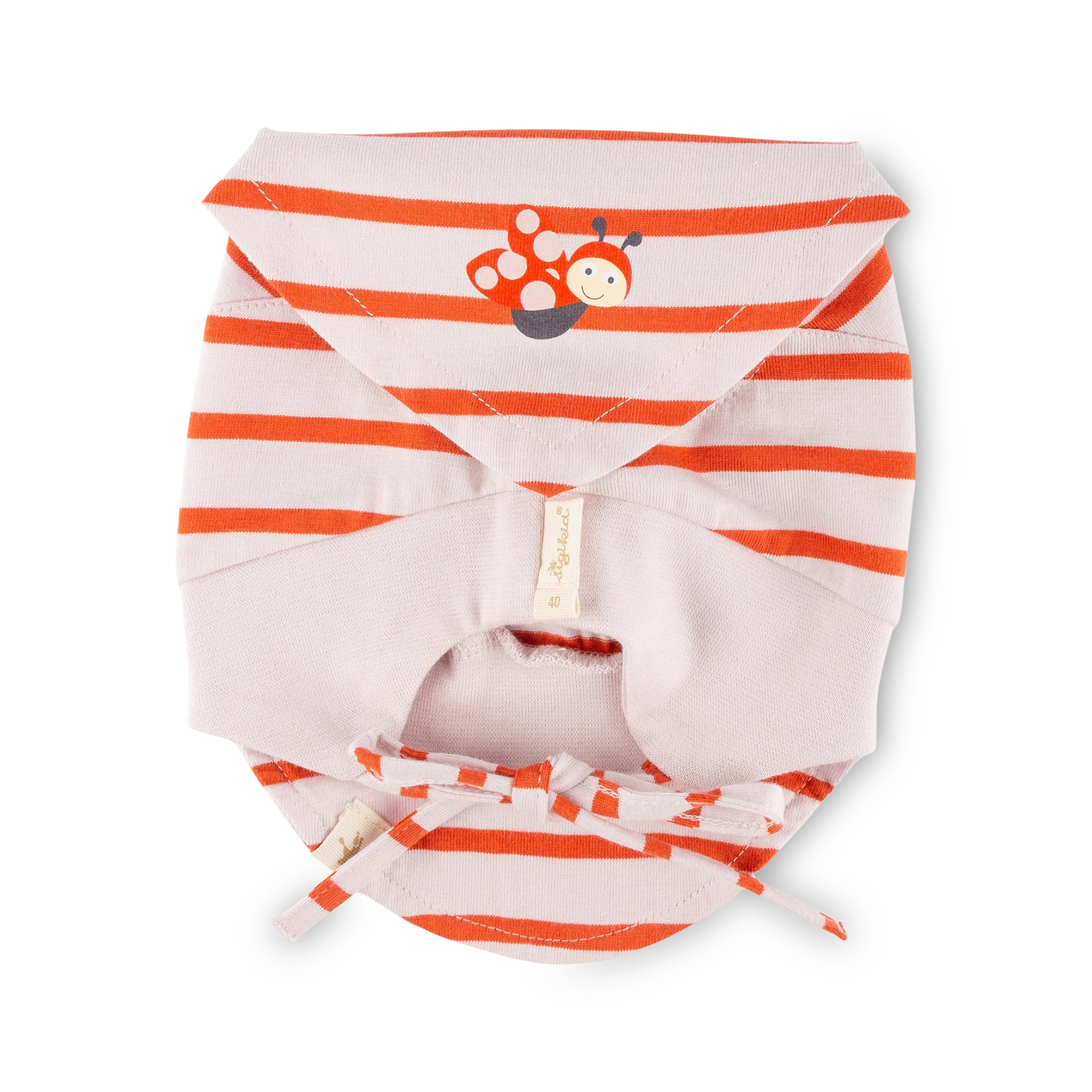 Baby Kopftuch Mütze Marienkäfer, gestreift Baby Kopftuch Mütze Marienkäfer, gestreift