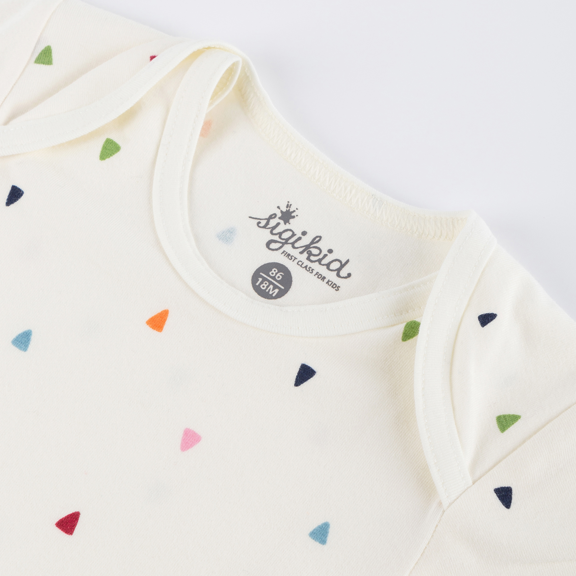 Kurzarm Baby Body, bunt bedruckt Kurzarm Baby Body, bunt bedruckt