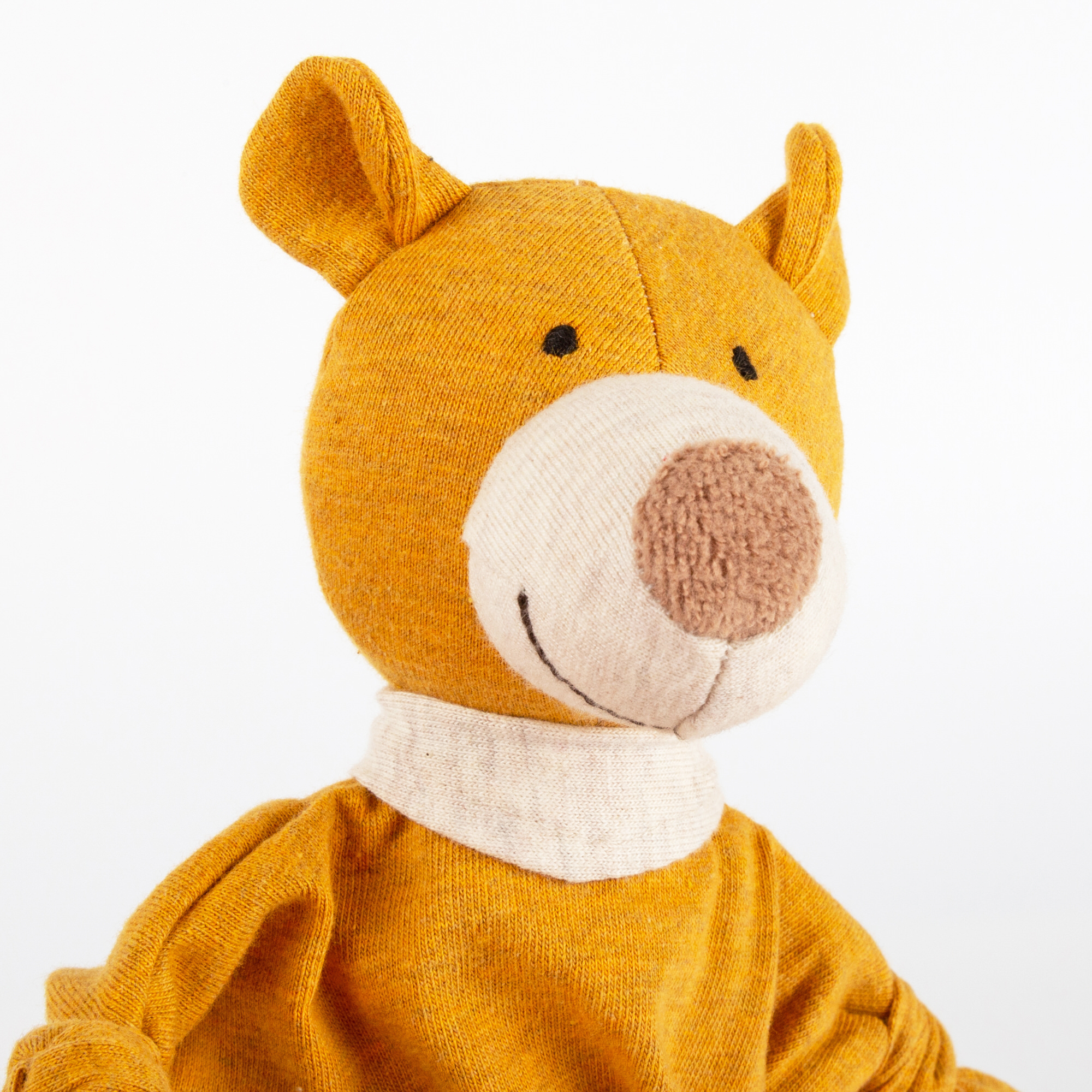 Baby comforter bear, yellow, small