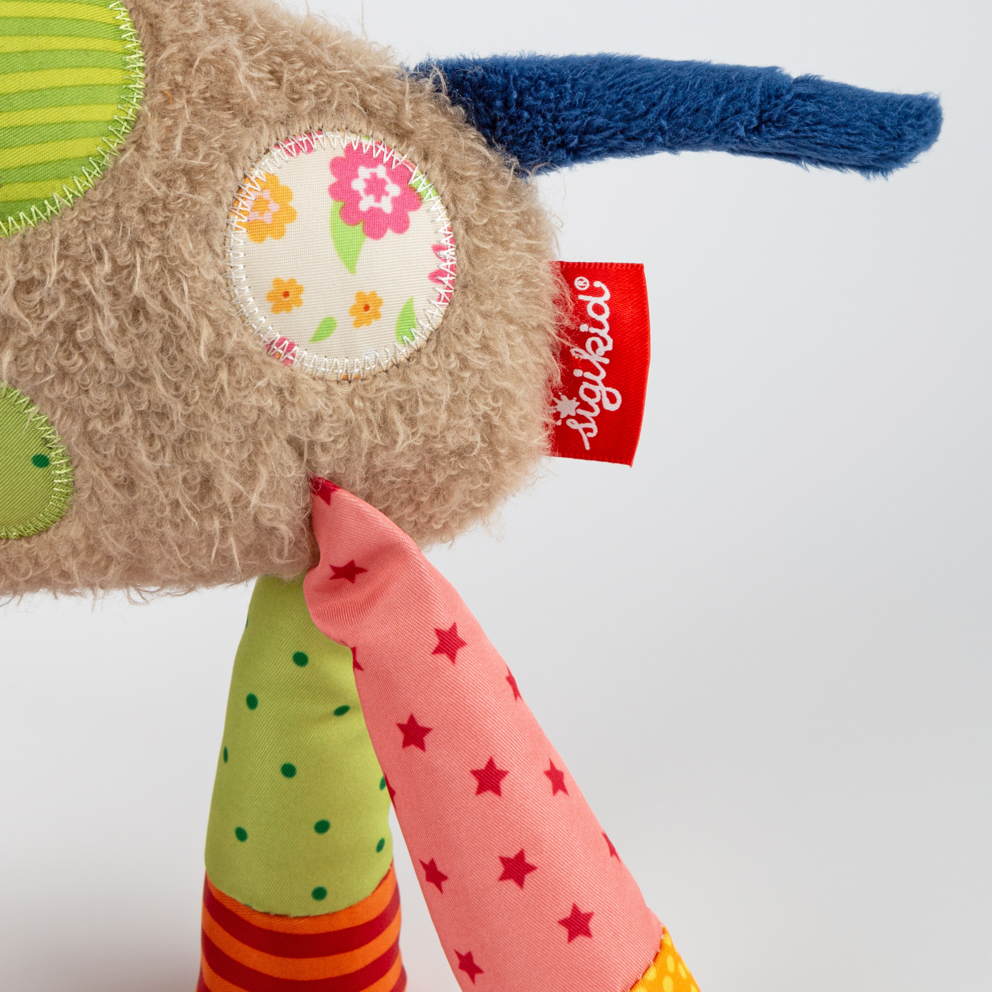 Soft toy giraffe, Patchwork Sweety