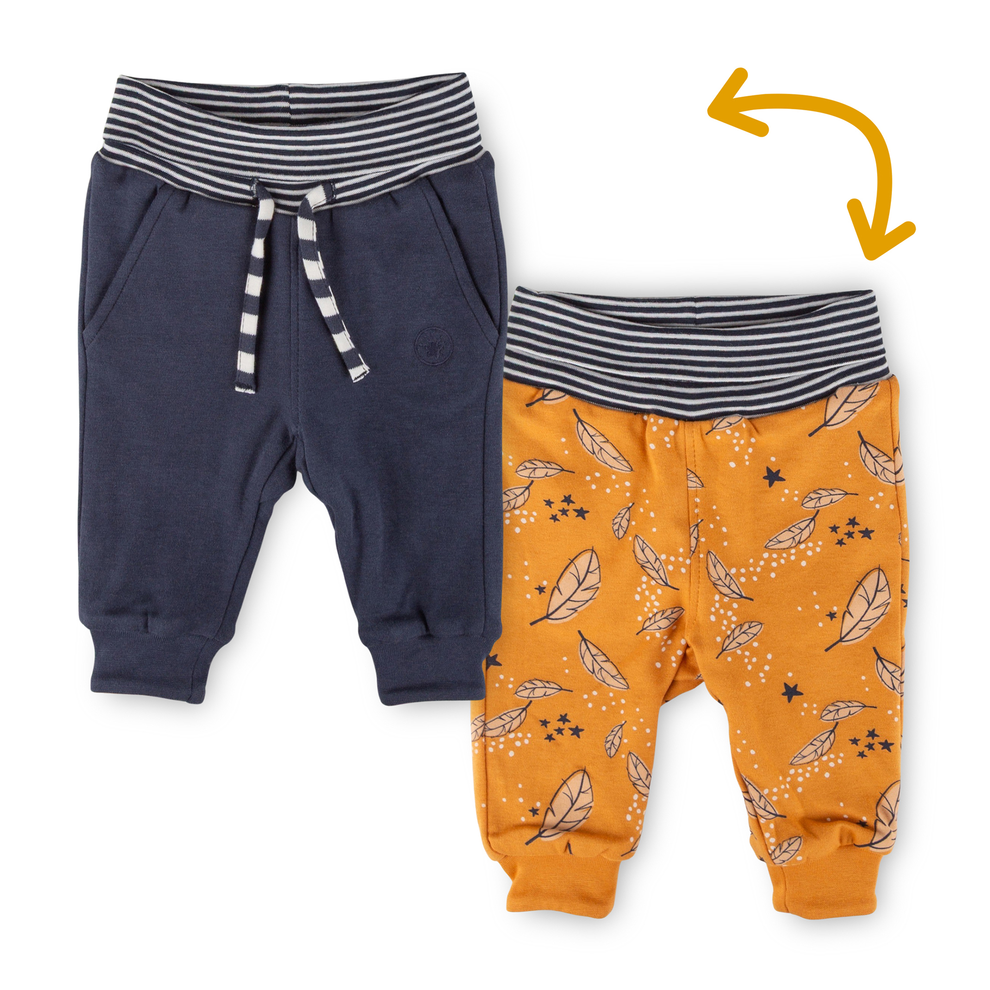 Baby Wendehose Magic Owl, dunkelblau oder gelb