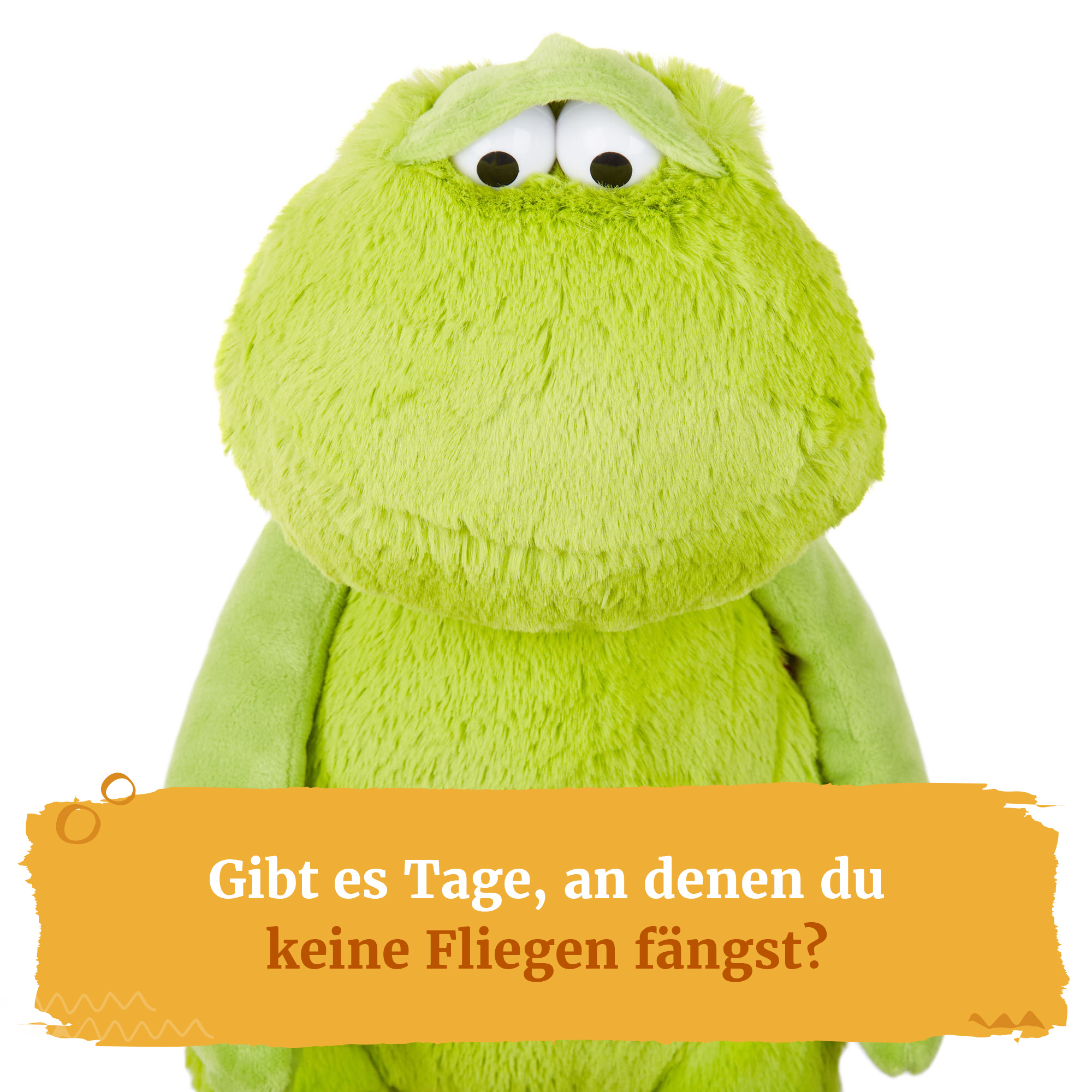 "Express your mood" plush frog