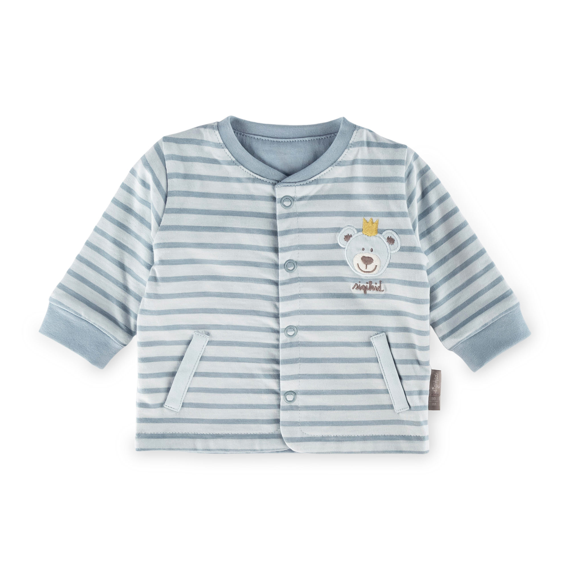 Baby Wendejacke Krönchen Bär, blau Baby Wendejacke Krönchen Bär, blau