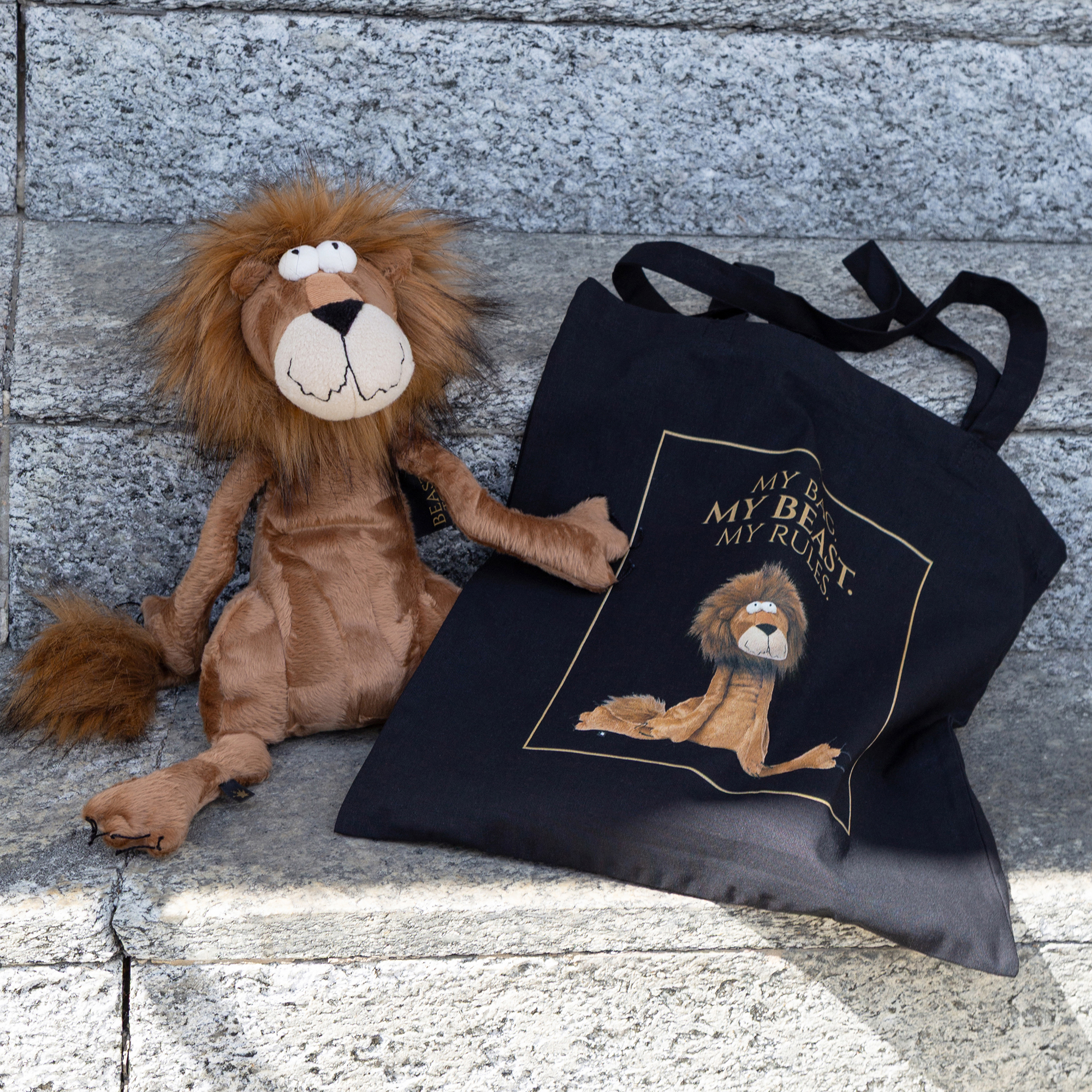 Baumwolltasche Metusa Leo, Beasts