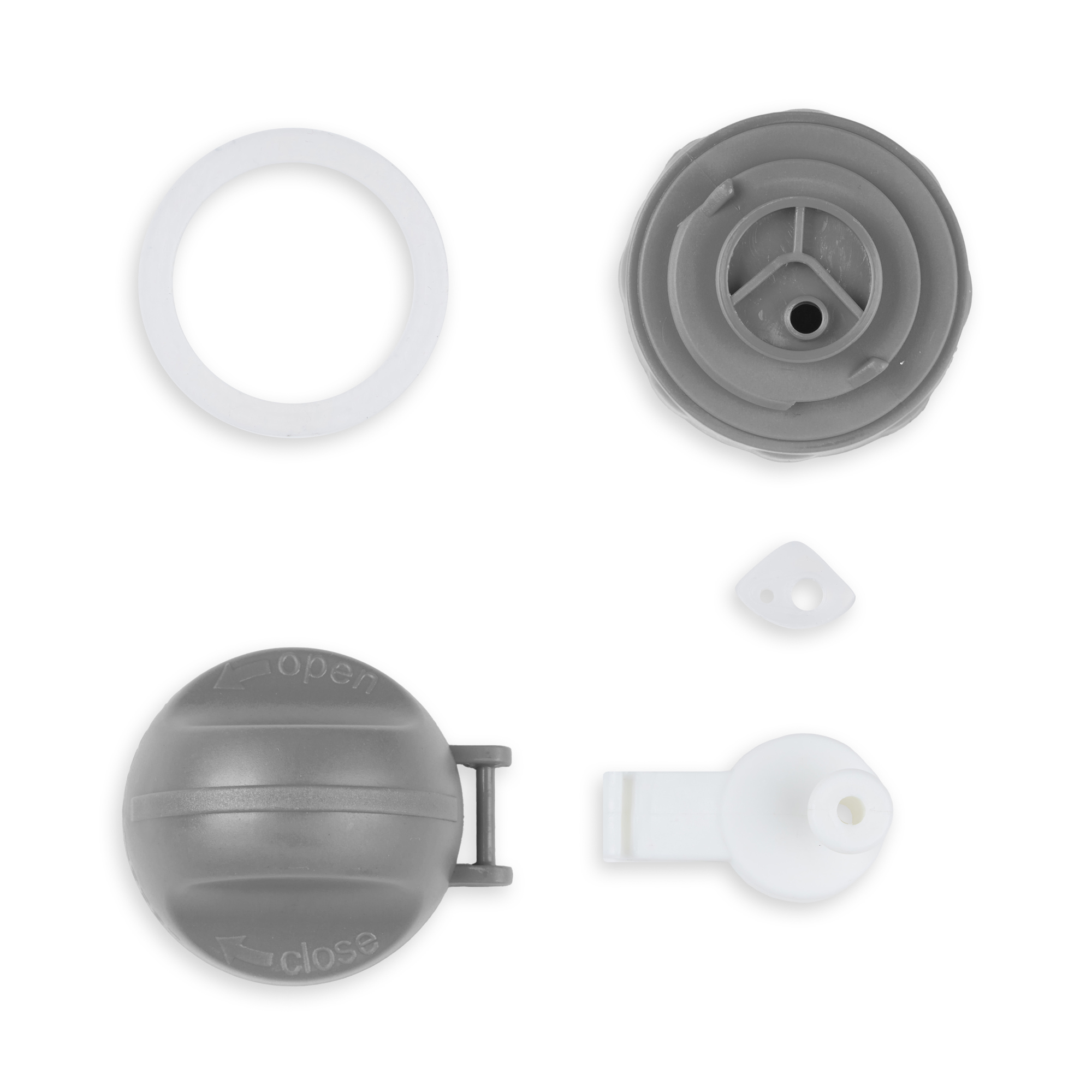 Trinkflaschenverschluß grau Trinkflaschenverschluß grau