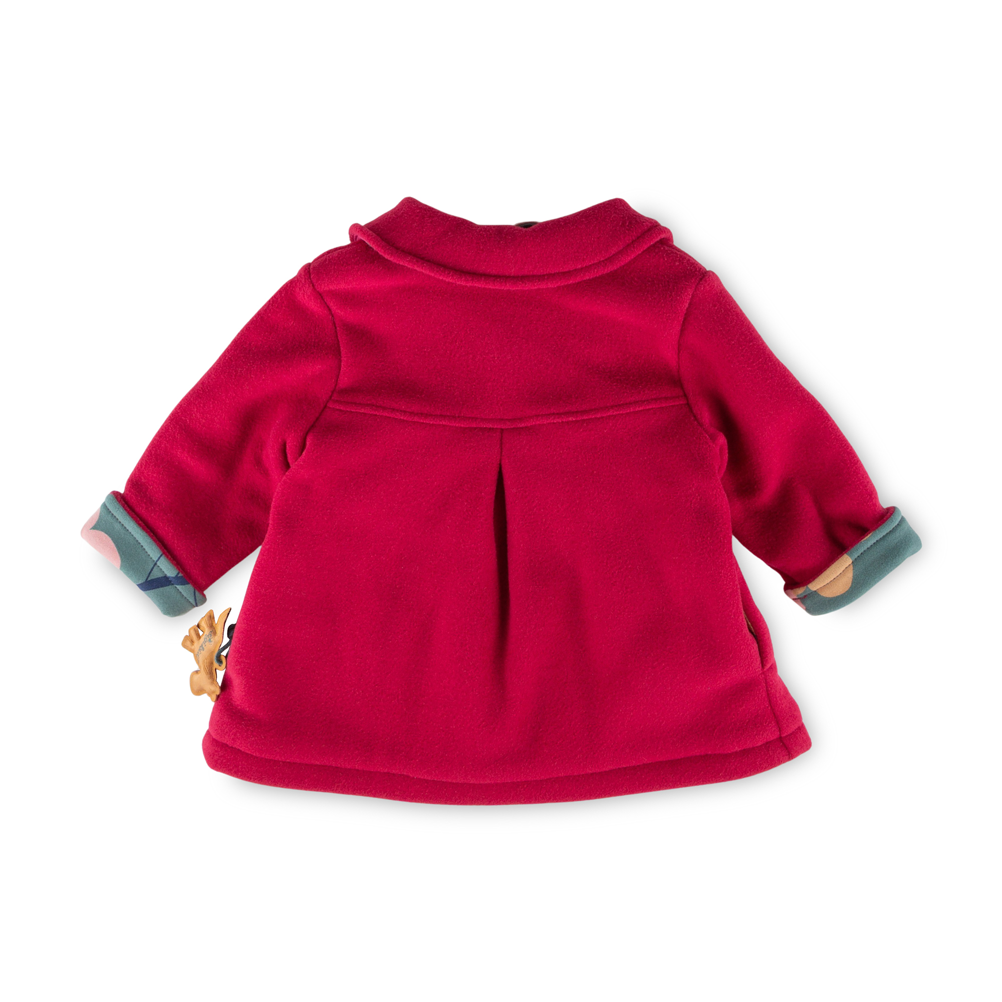 Baby Fleecejacke Pony Love, dunkelrot mit Blumen Baby Fleecejacke Pony Love, dunkelrot mit Blumen