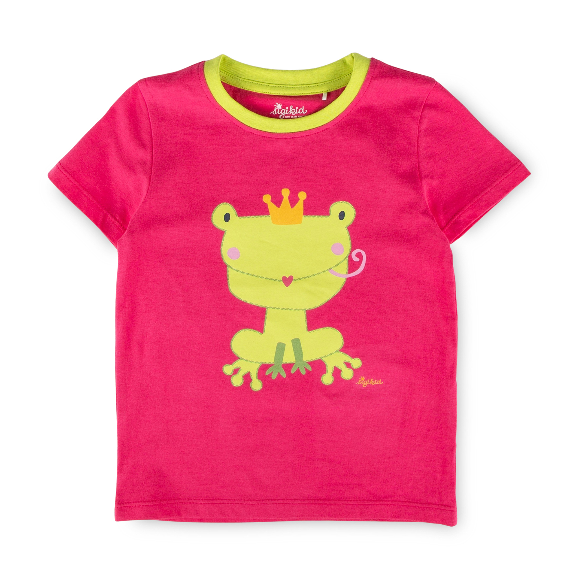 Kurzer Kinder Pyjama Froschkönig, pink