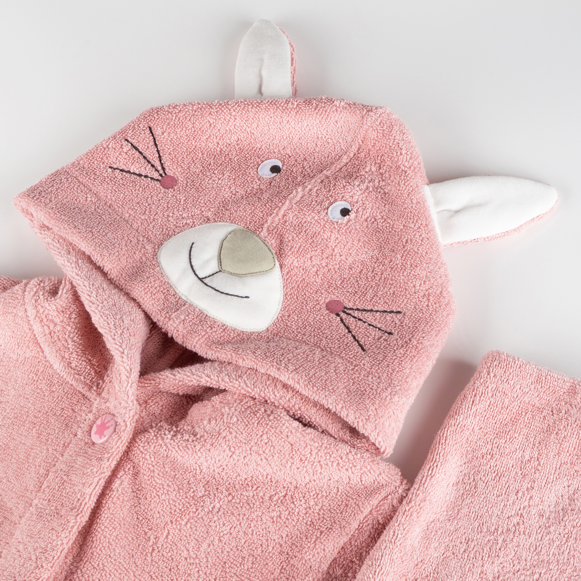 Kinder Bademantel Hase