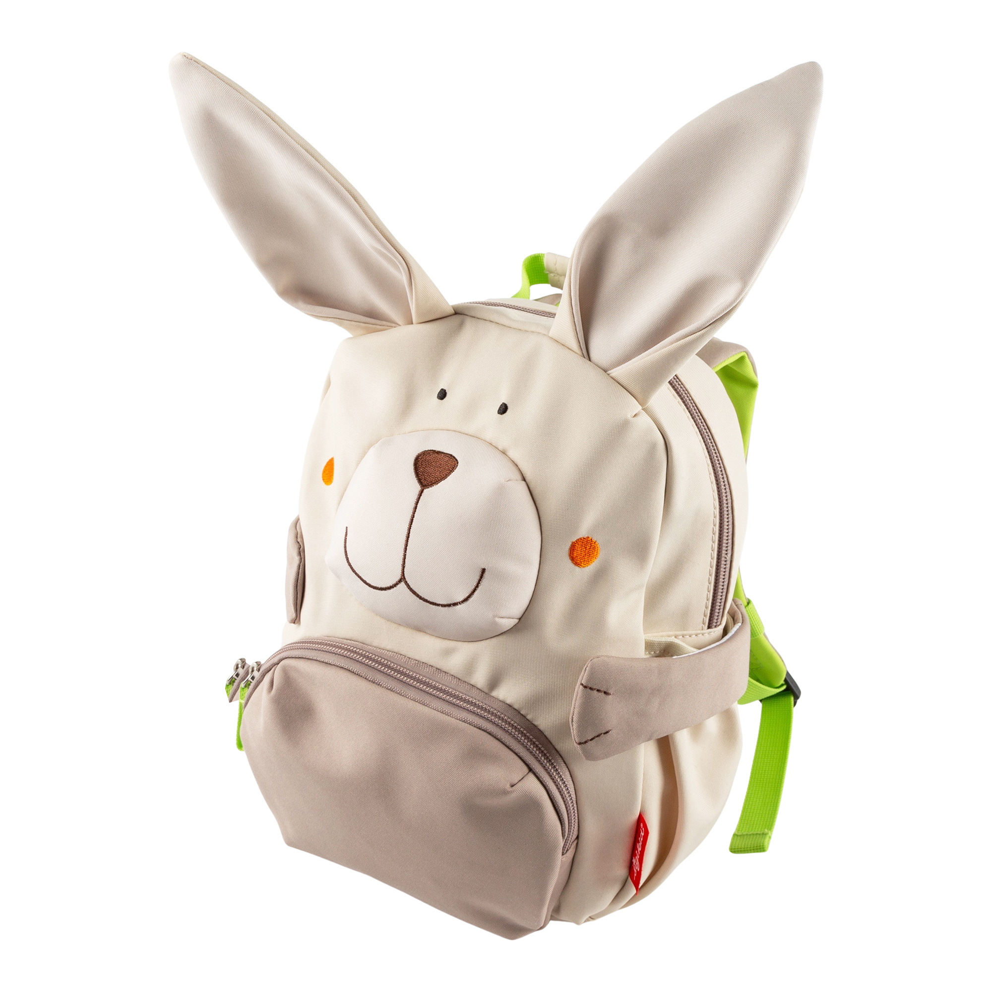 Kinder Pfötchen Rucksack Hase, grün