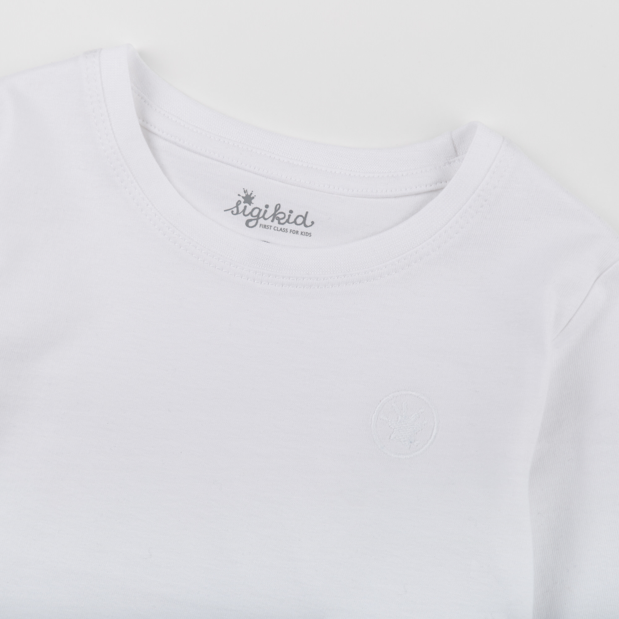 Kinder Langarmshirt im 2er Pack, weiß Kinder Langarmshirt im 2er Pack, weiß