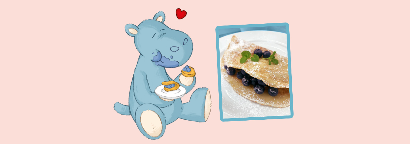 Blous Lieblings Blaubeer-Pfannkuchen
