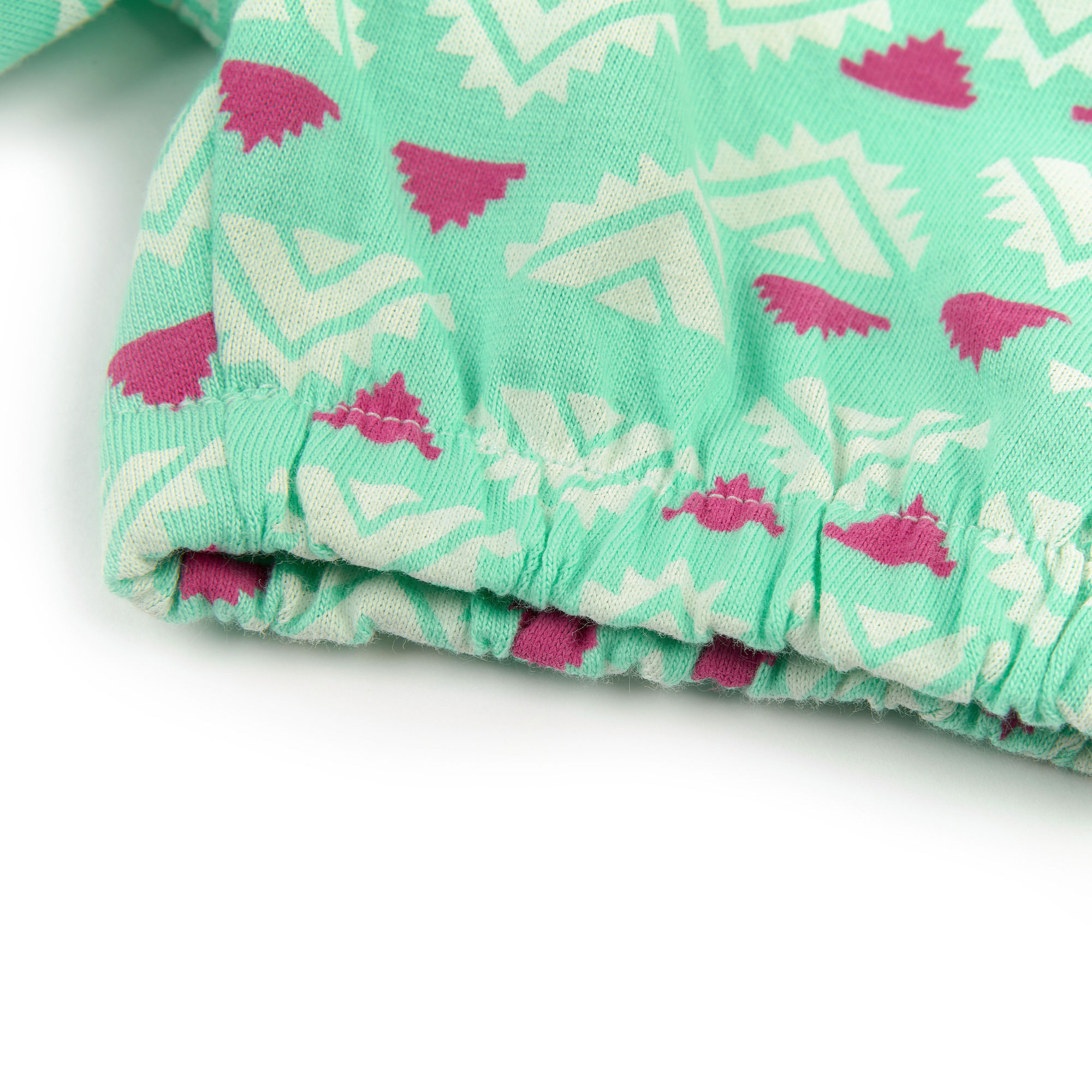 Mintgrüne Baby-Shorts mit Softbund Mintgrüne Baby-Shorts mit Softbund