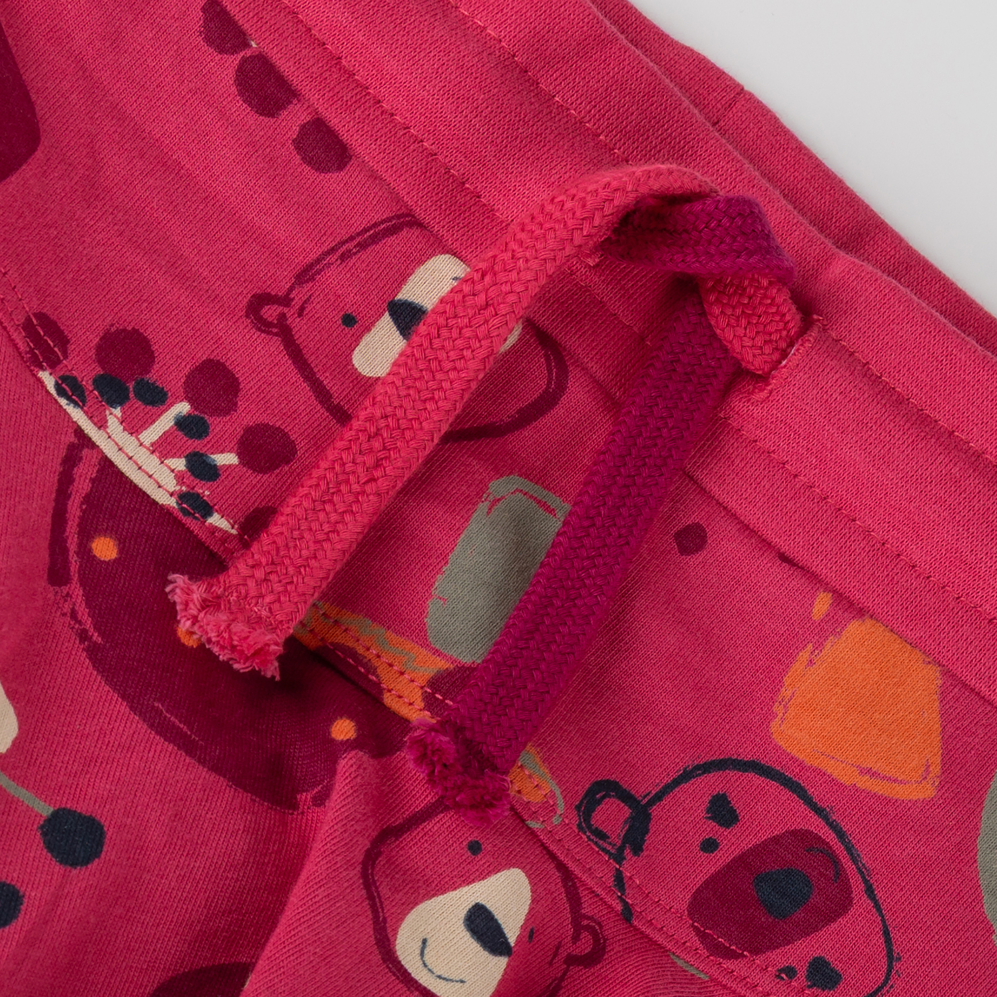 Kinder Rock Bär Fancy Fores Print, pink