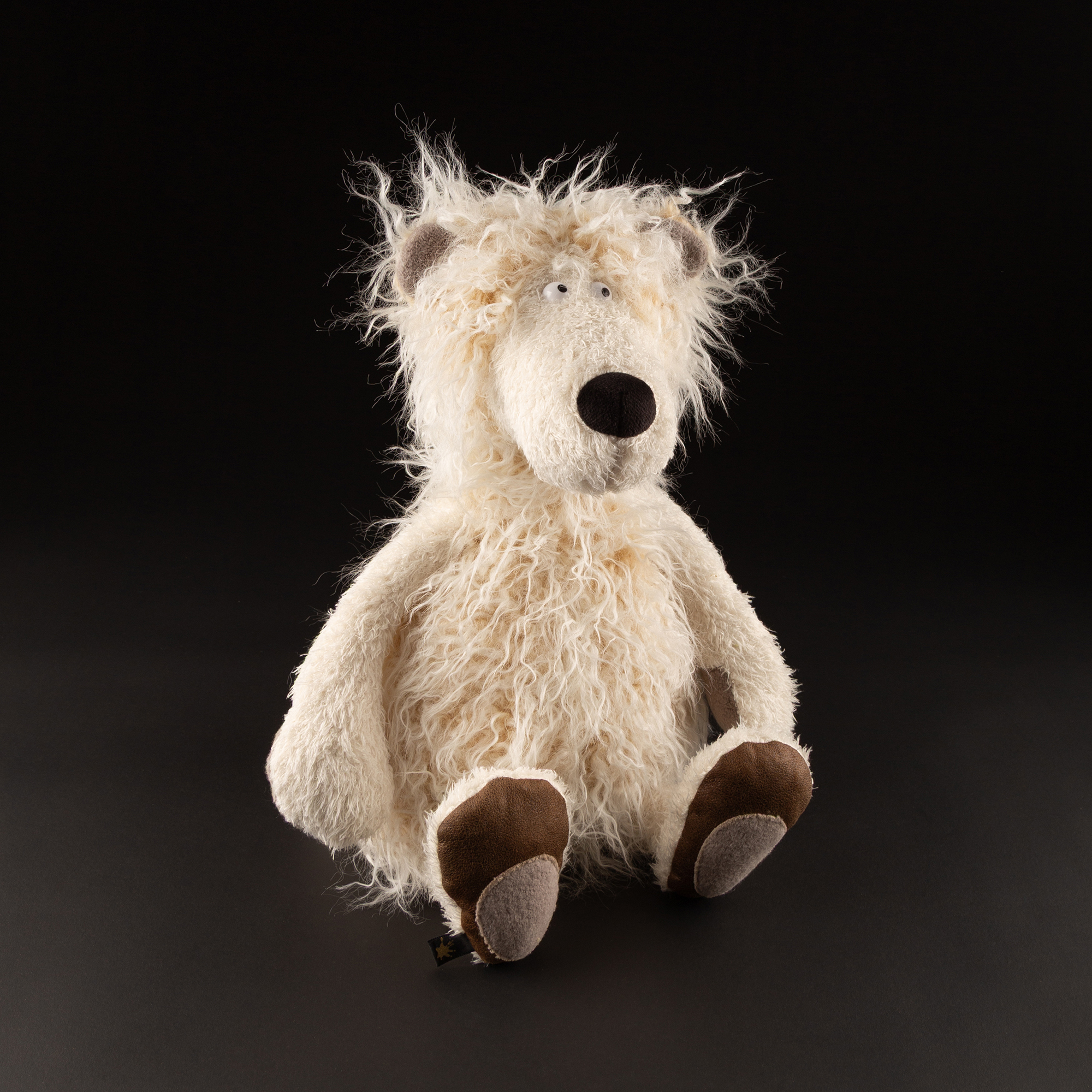 Soft toy polar bear Iky Piky, Beasts collection