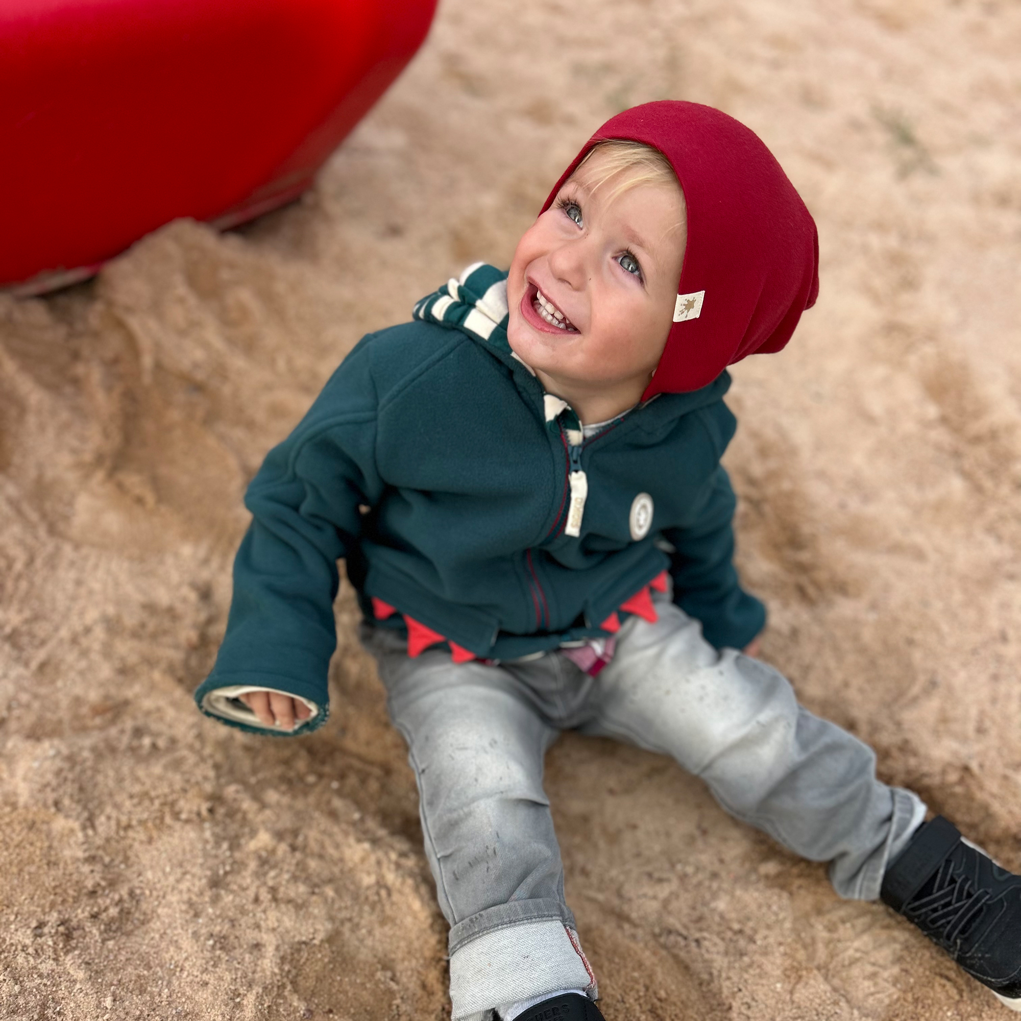 Baby Fleecejacke Dino, grün Baby Fleecejacke Dino, grün