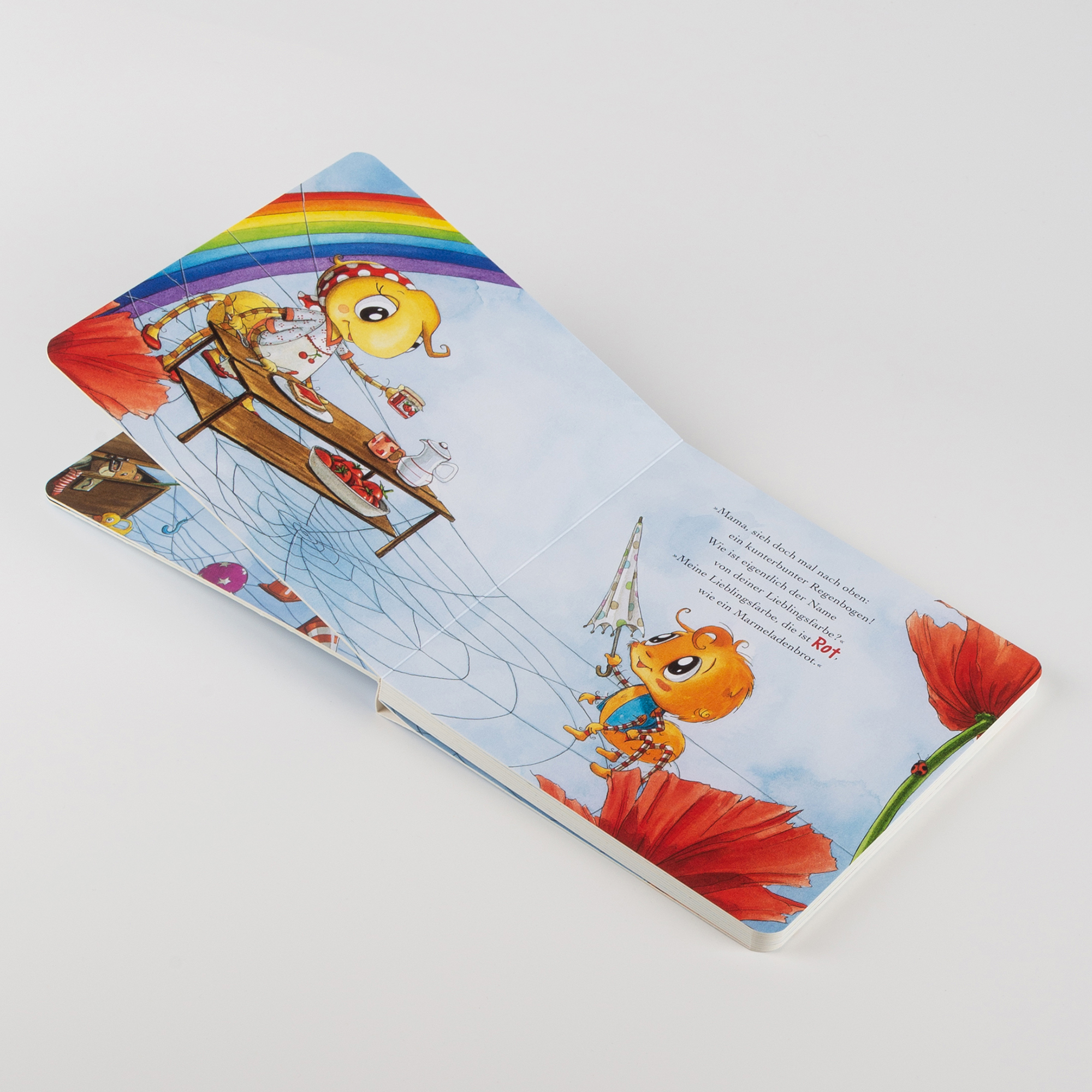 Kinderbuch Die kleine Spinne Widerlich und die Regenbogenfarben - Pappbilderbuch Kinderbuch Die kleine Spinne Widerlich und die Regenbogenfarben - Pappbilderbuch