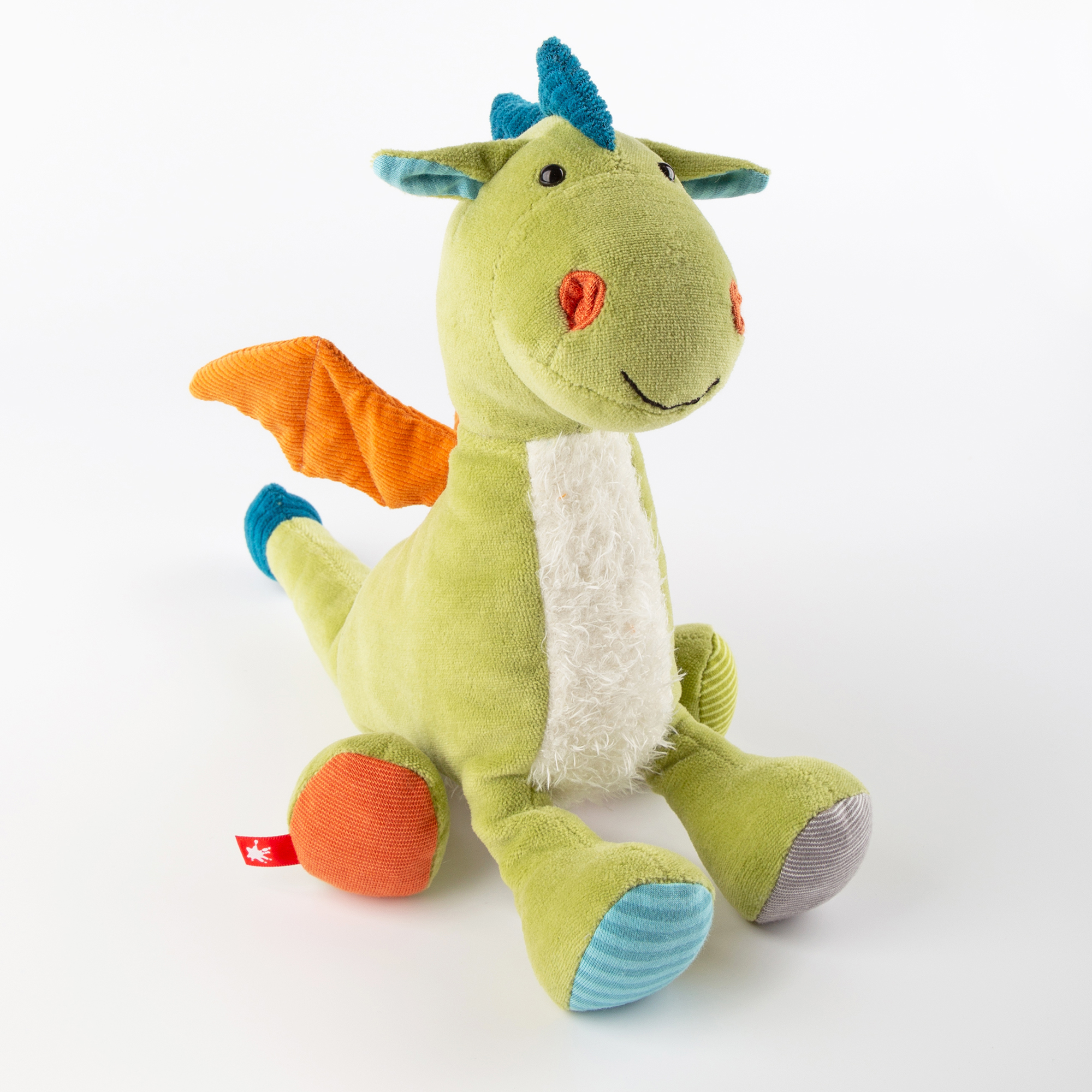 Kuscheltier Drache grün, Patchwork Sweety Kuscheltier Drache grün, Patchwork Sweety