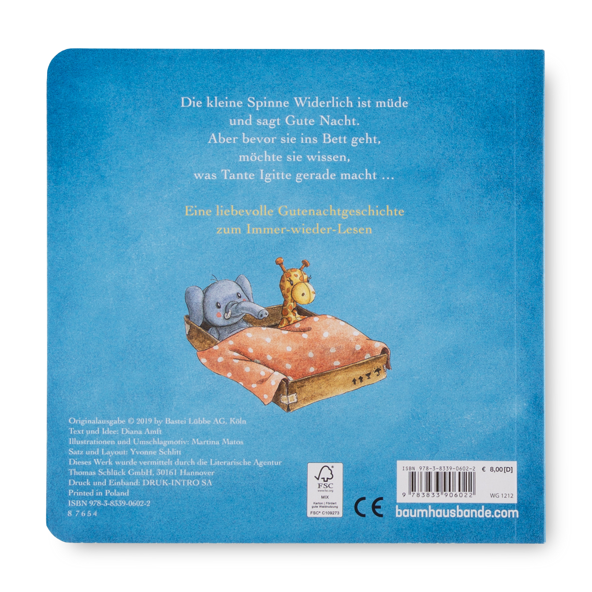 Kinderbuch Die kleine Spinne Widerlich sagt Gute Nacht - Pappbilderbuch Kinderbuch Die kleine Spinne Widerlich sagt Gute Nacht - Pappbilderbuch