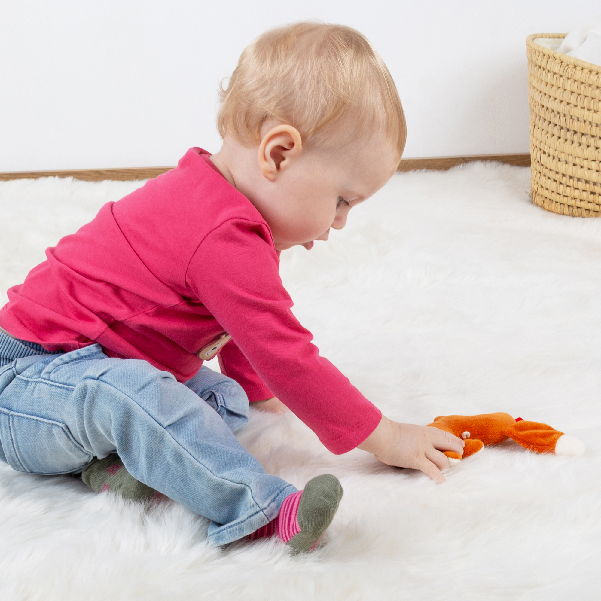 Baby Greifling Fuchs Red Stars