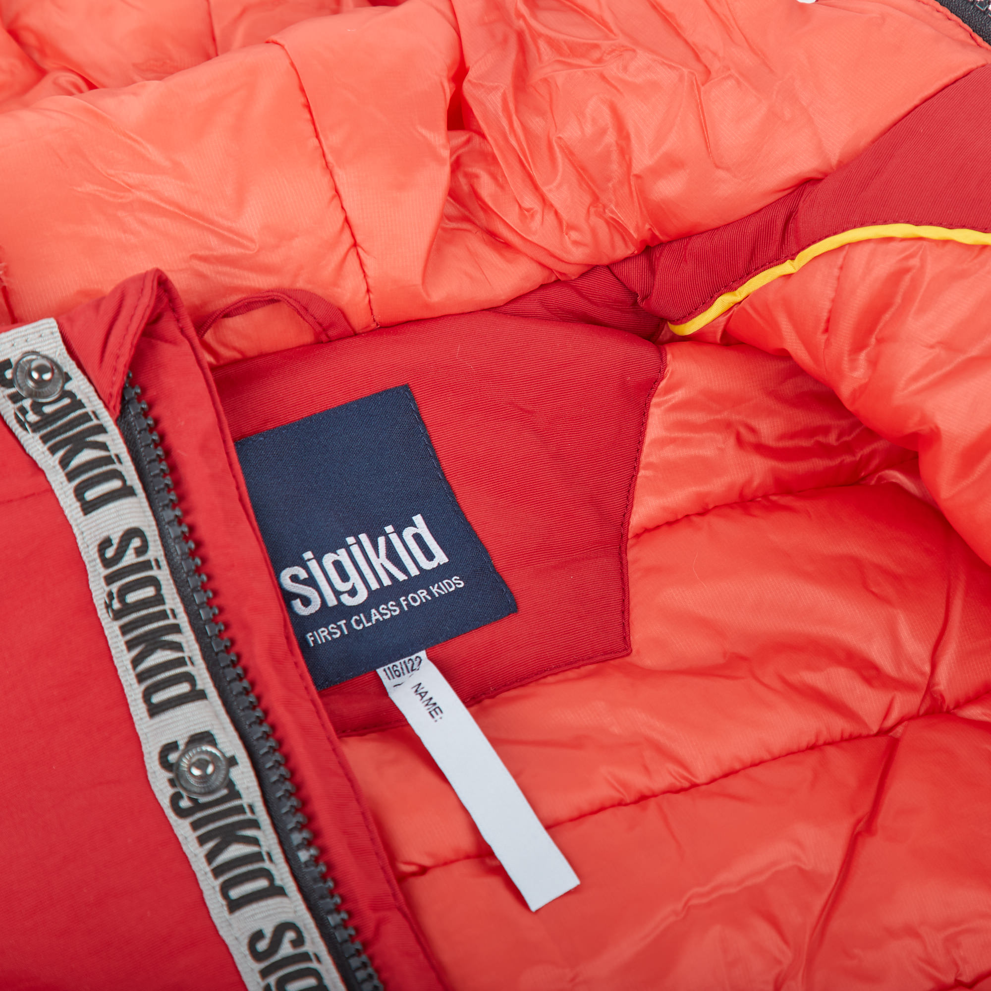 Wattierte Baby Winterjacke in Rot Wattierte Baby Winterjacke in Rot