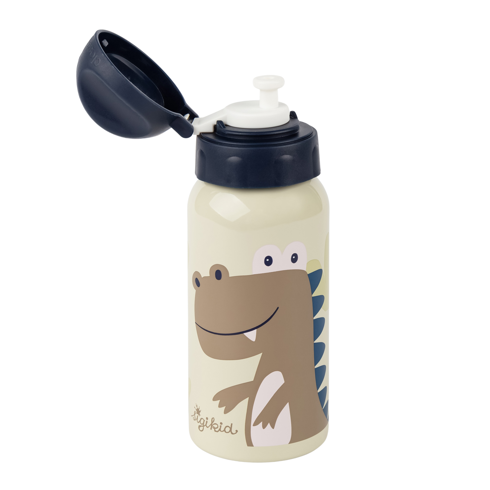 Children's stainless steel bottle 400 ml & lunch box dino