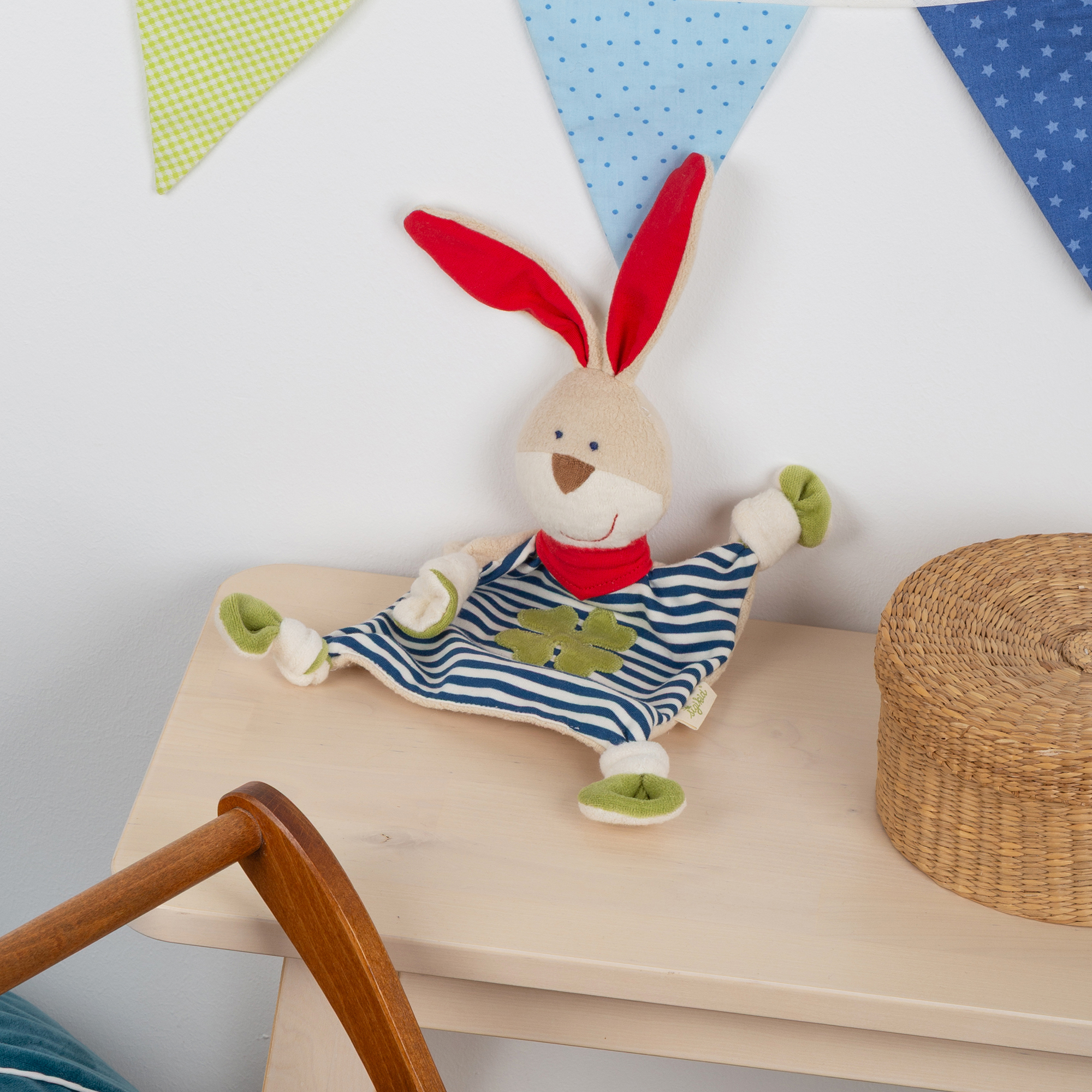 Schnuffeltuch Hase GREEN Collection