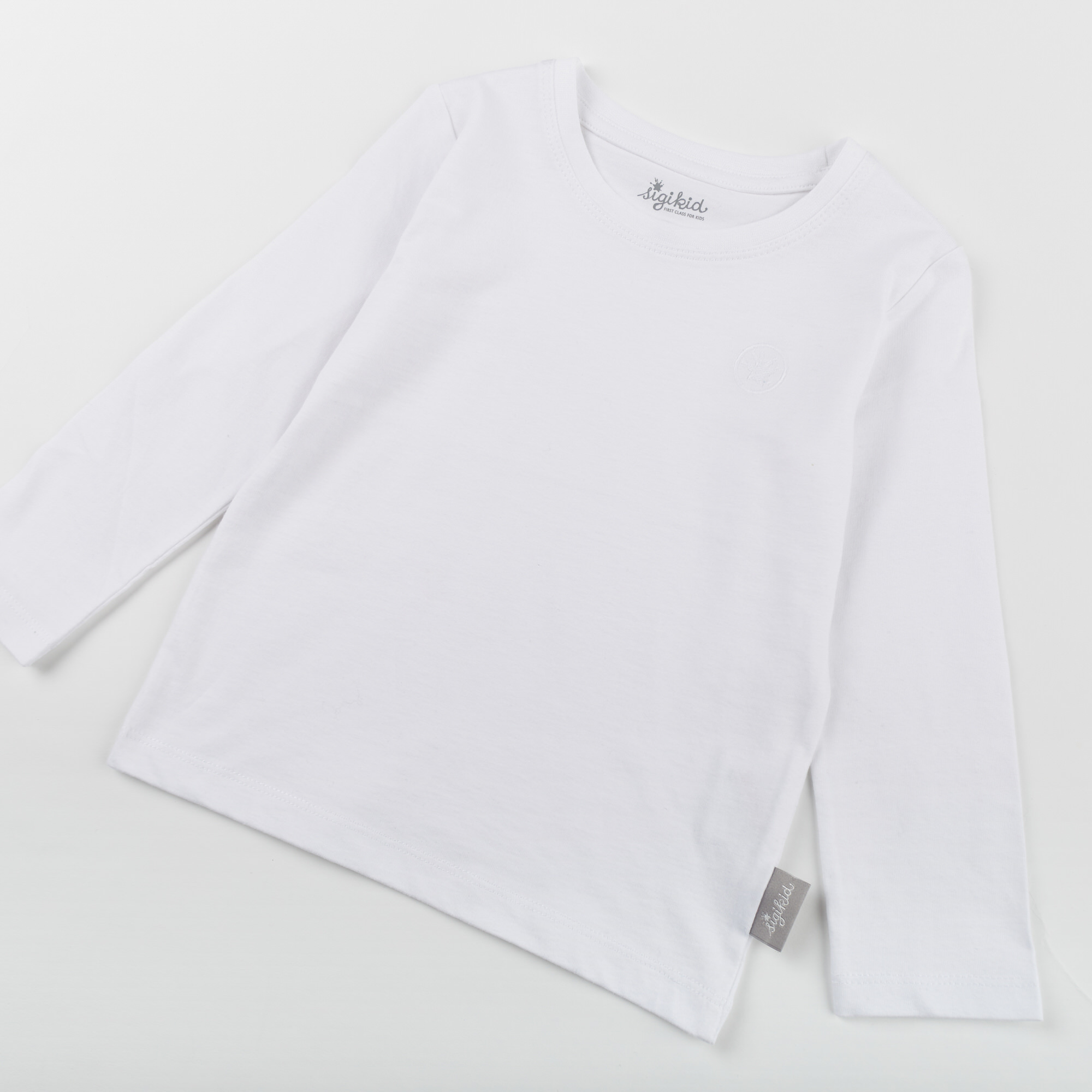 Kinder Langarmshirt im 2er Pack, weiß Kinder Langarmshirt im 2er Pack, weiß