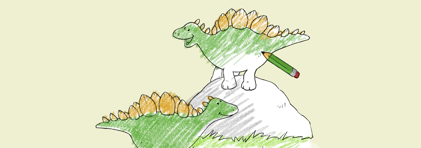 Ausmalbilder: Dinos
