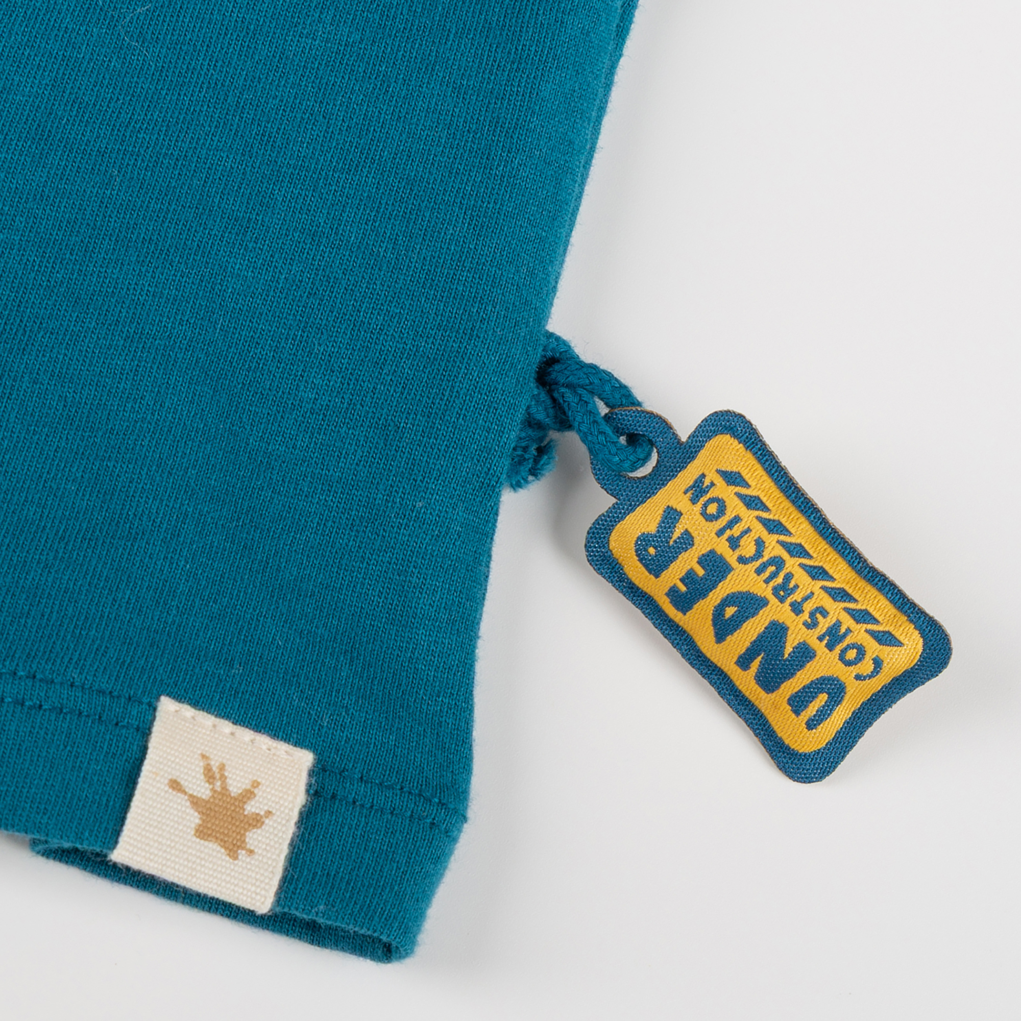 Baby T-Shirt Fahrzeuge, blaugrün