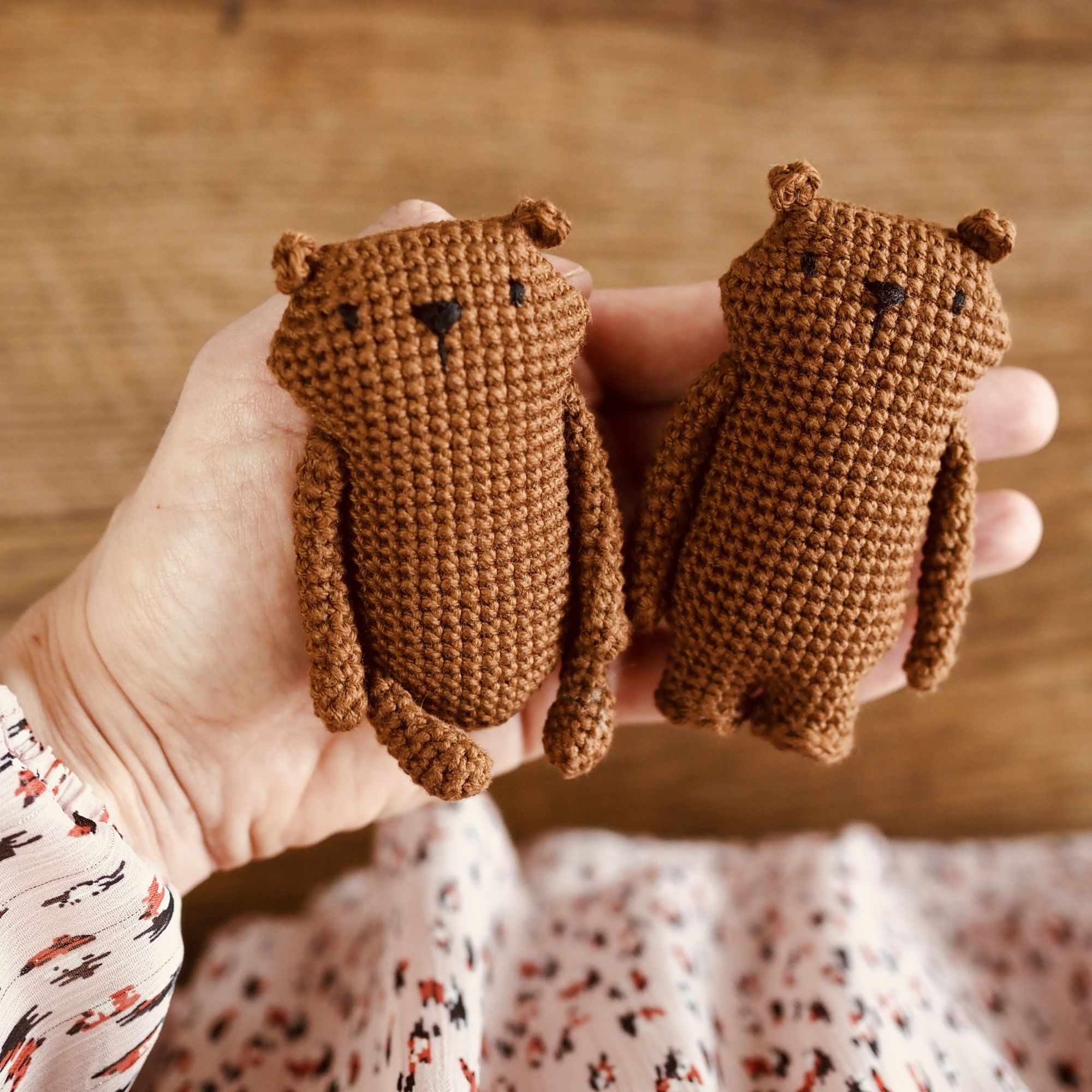 Häkelanleitung Biberbär Mister O'Lui mini Häkelanleitung Biberbär Mister O'Lui mini