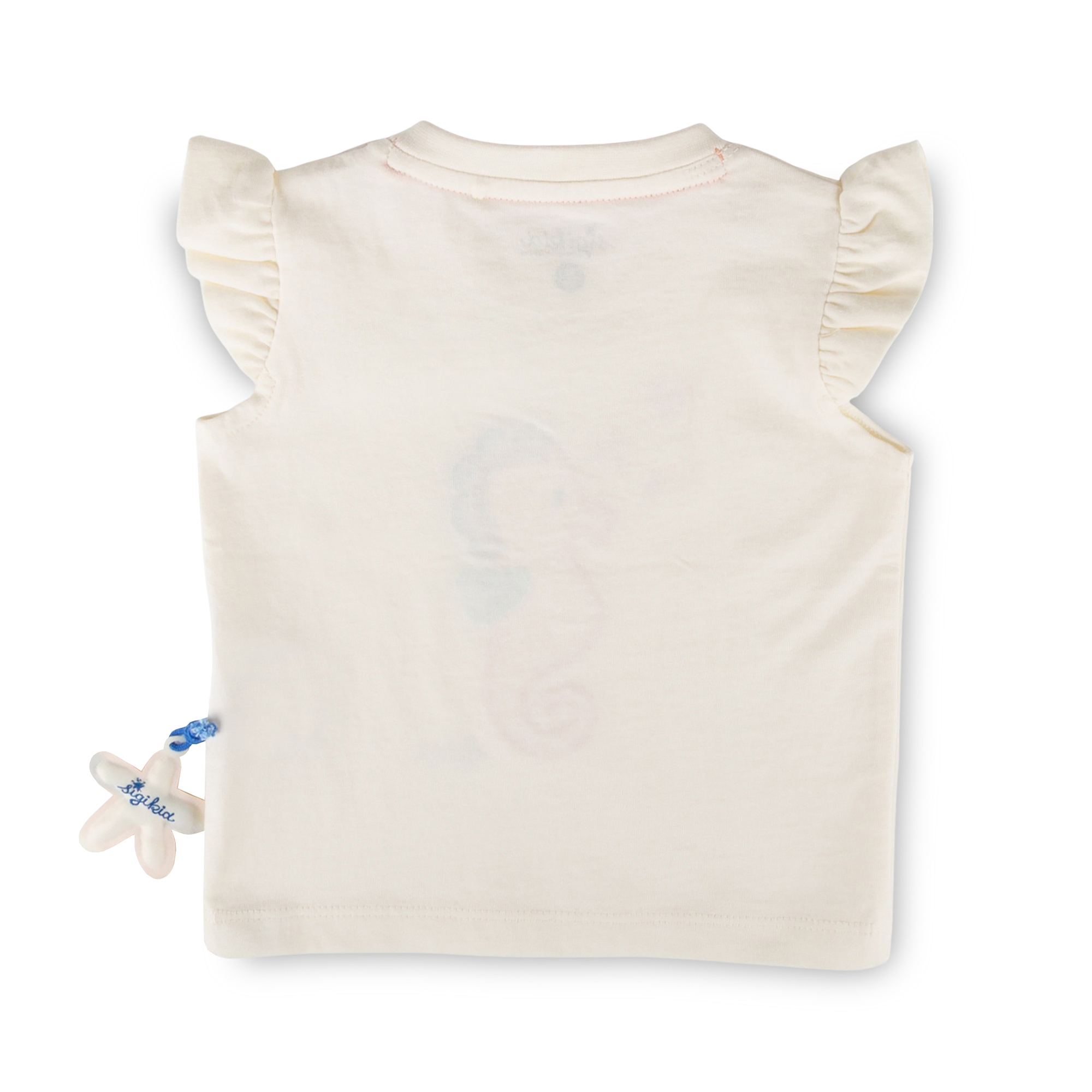 Baby T-Shirt Seepferdchen, weiß