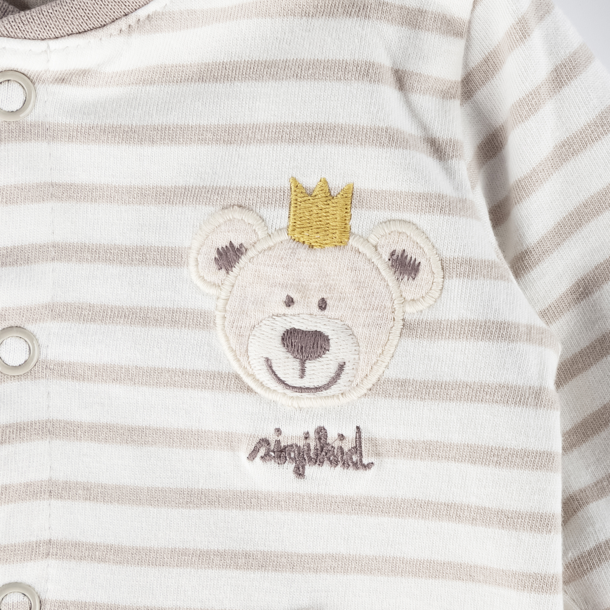 Baby Wendejacke Krönchen Bär, beige Baby Wendejacke Krönchen Bär, beige