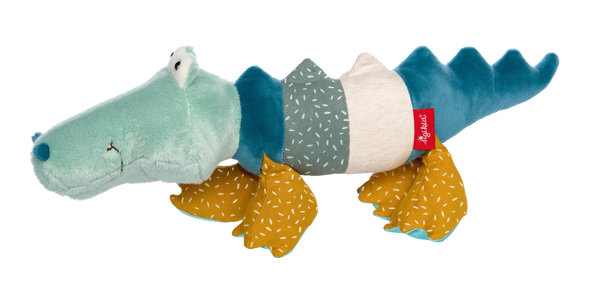 Kuscheltier Krokodil, Patchwork Sweety Kuscheltier Krokodil, Patchwork Sweety