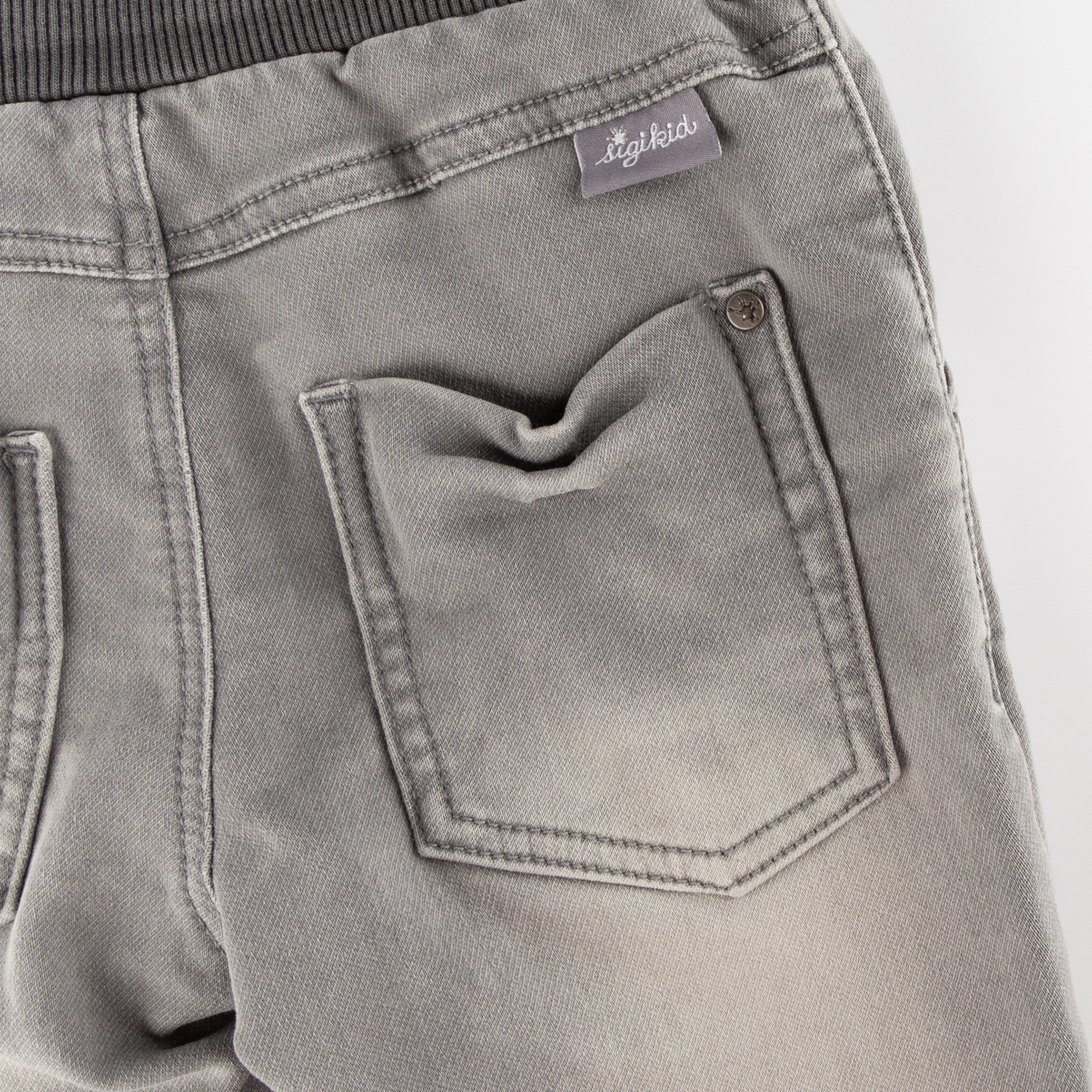 Kinder Jeans Used Look, hellgrau Kinder Jeans Used Look, hellgrau