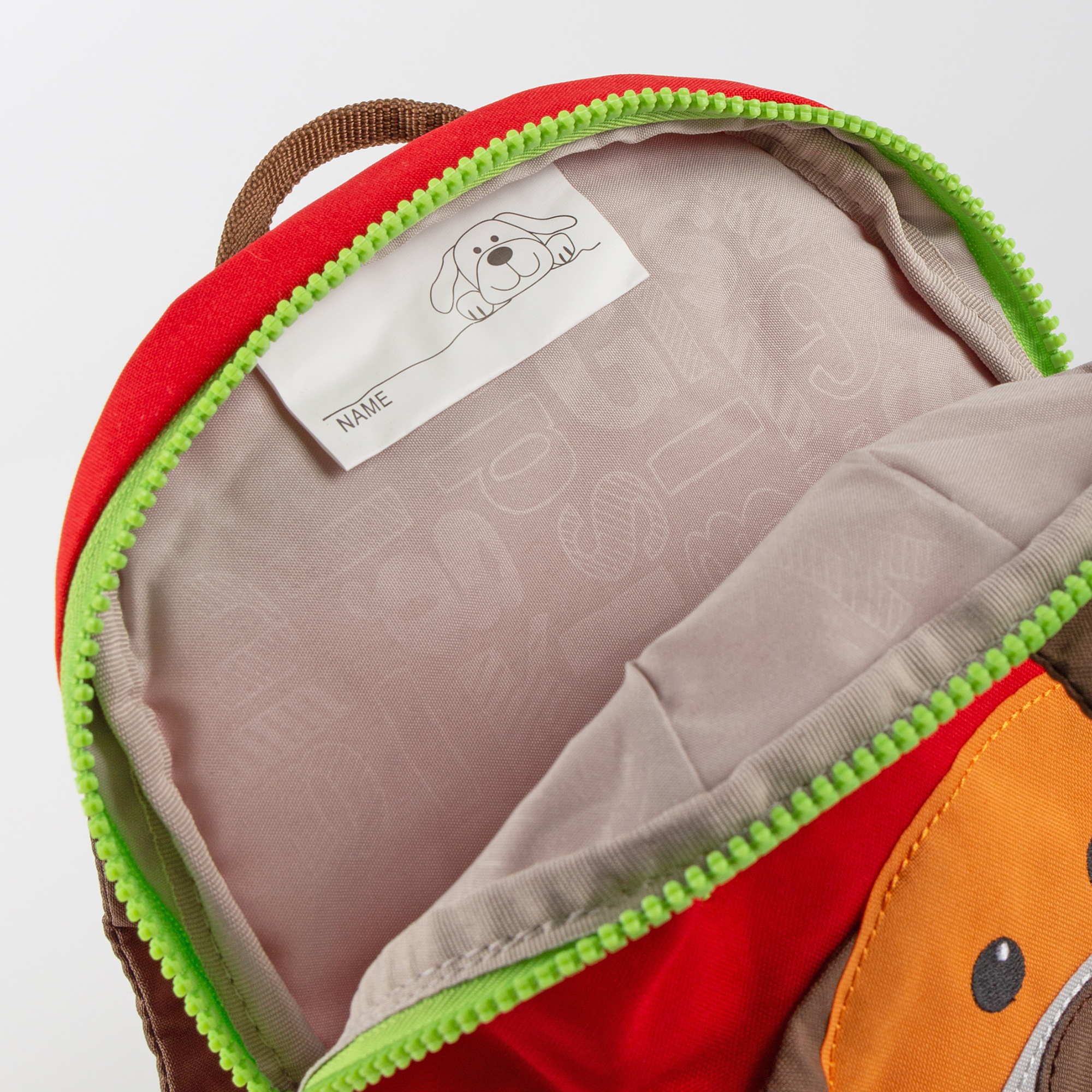 Kinder Namensrucksack Hund
