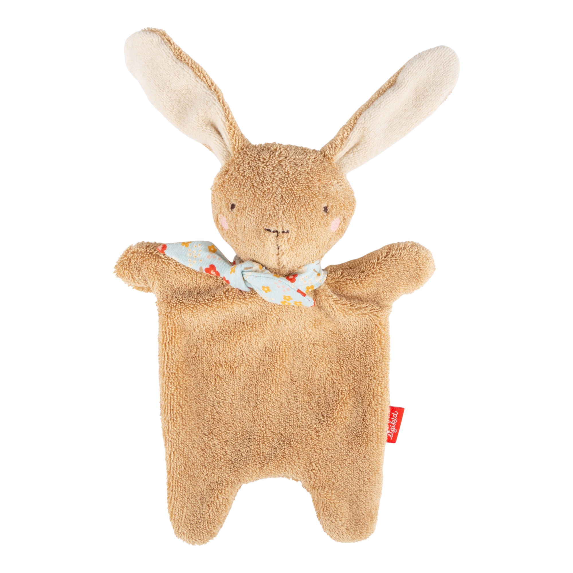 Baby Schnuffeltuch Hase, braun